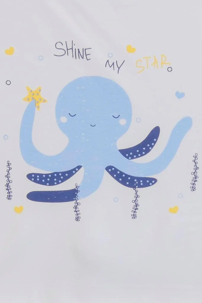 ست لباس پسرانه نوزادی طرح حیوانات نئوگو، تیشرت آستین بلند یقه گرد و شلوارک، مناسب نوزادان 0 تا 24 ماه (سفید، آبی) ست لباس پسرانه نوزادی طرح حیوانات نئوگو، تیشرت آستین بلند یقه گرد و شلوارک، مناسب نوزادان 0 تا 24 ماه (سفید، آبی)