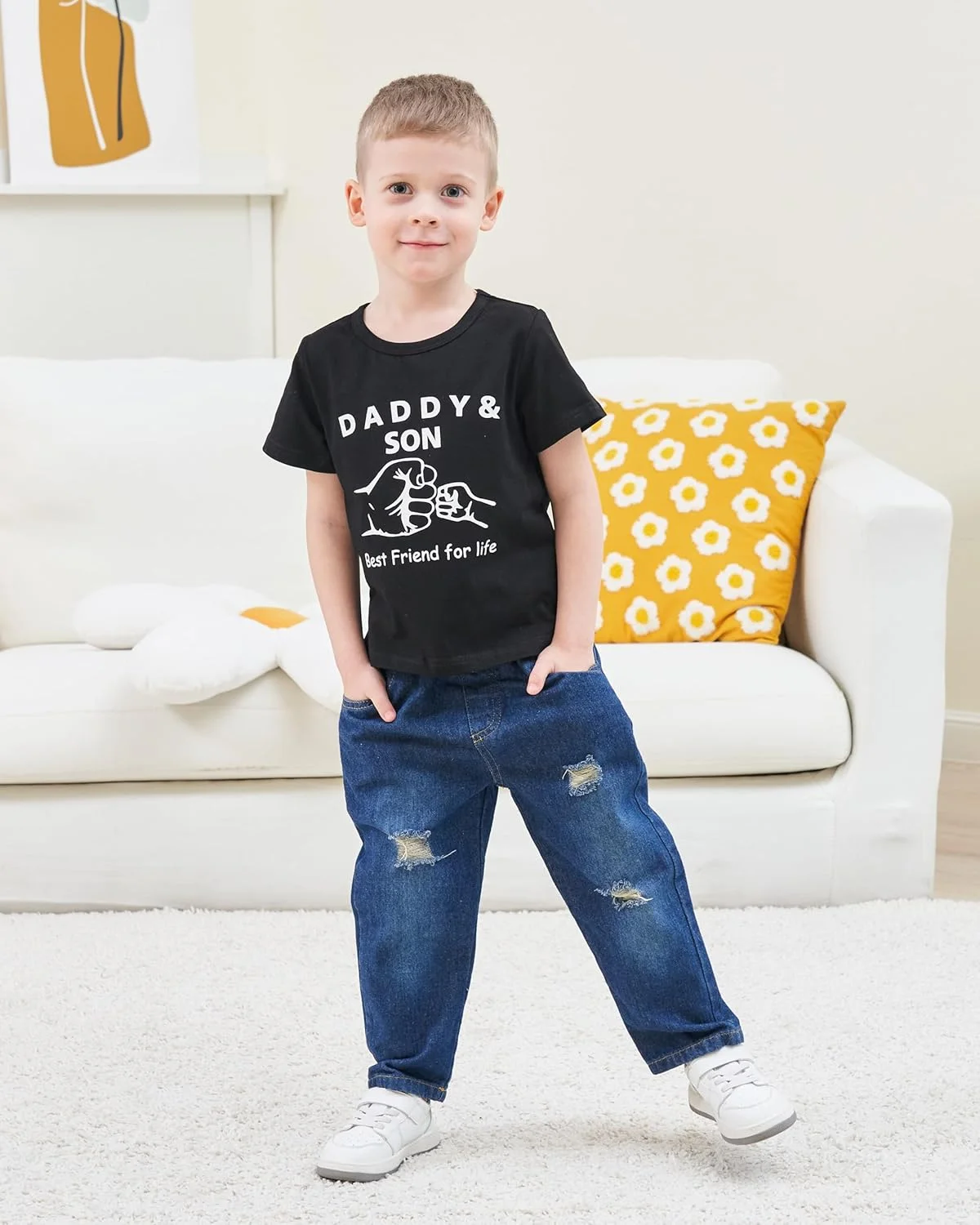 لباس نوزادی پسرانه، ست لباس رامپر و شلوار با طرح چاپی حروف لباس نوزادی پسرانه، ست لباس رامپر و شلوار با طرح چاپی حروف