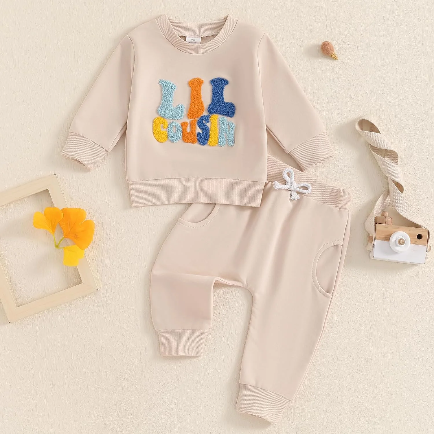 ست لباس تابستانی پسرانه با طرح "برادر بزرگتر/برادر کوچکتر"، تیشرت گلدوزی شده به همراه شلوارک جیب دار، لباس سرهمی پسرانه ست لباس تابستانی پسرانه با طرح "برادر بزرگتر/برادر کوچکتر"، تیشرت گلدوزی شده به همراه شلوارک جیب دار، لباس سرهمی پسرانه