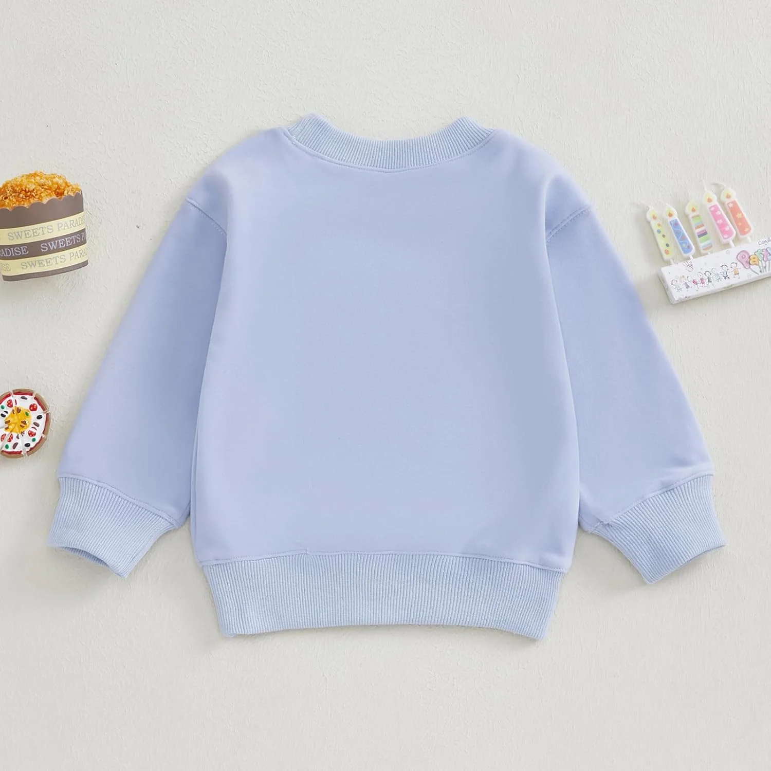 بلوزهای تولد نوزادان دختر و پسر، تی شرت آستین بلند یقه گرد گلدوزی شده، تاپ های پولیور گشاد، لباس کودک نوپا دختر و پسر