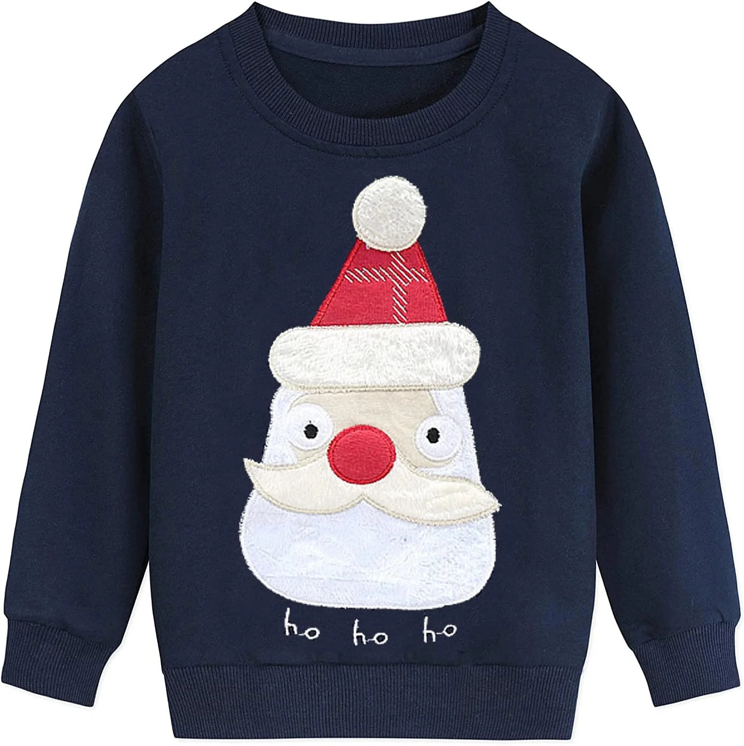 LXKA پلیور پسرانه کریسمس، بلوز هدیه کریسمس بچه گانه طرح آدم برفی، گوزن شمالی، بابانوئل، خرس، آستین بلند، تی شرت، یقه گرد، پلیور هودی، لباس غیر رسمی زمستانی، سن 1 تا 7 سال