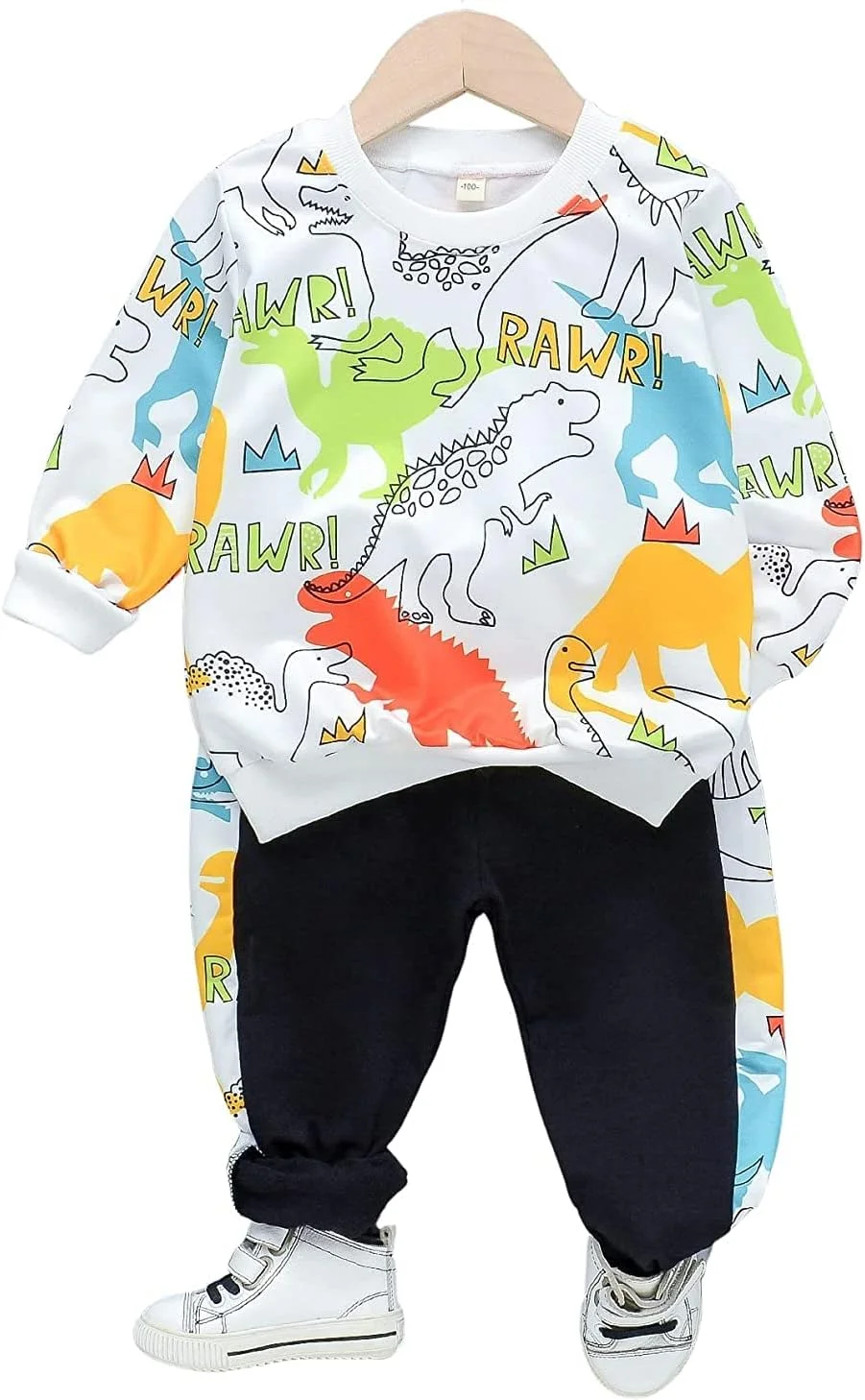 ست سویشرت و شلوار پسرانه گوگو گاگا از جنس پلی‌استر و پنبه