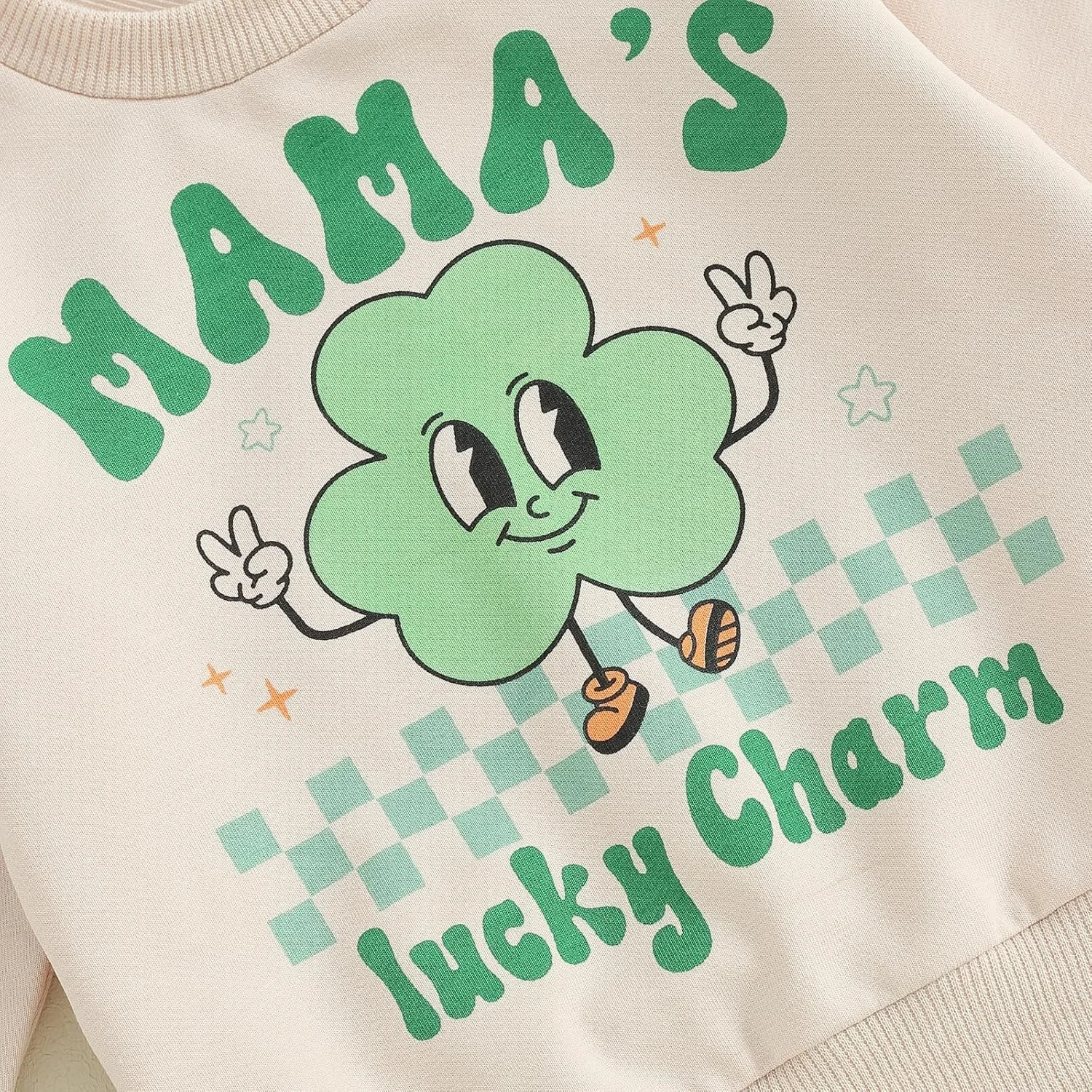 ست لباس پسرانه نوزادی و نوپای YOKJZJD با طرح شبدر، شامل بلوز، تیشرت و شلوار، مناسب فصل بهار و پاییز - 2 تکه ست لباس پسرانه نوزادی و نوپای YOKJZJD با طرح شبدر، شامل بلوز، تیشرت و شلوار، مناسب فصل بهار و پاییز - 2 تکه