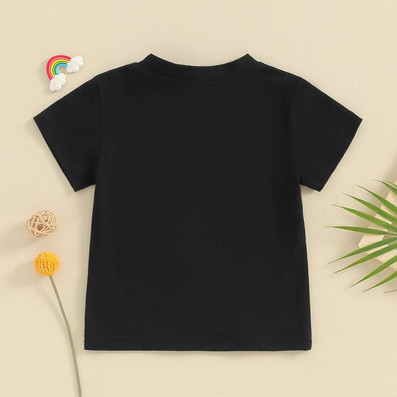 تی شرت آستین کوتاه یقه گرد نوزادی پسرانه دخترانه، بلوز تابستانی، تیشرت های پایه، لباس های غیر رسمی ساده