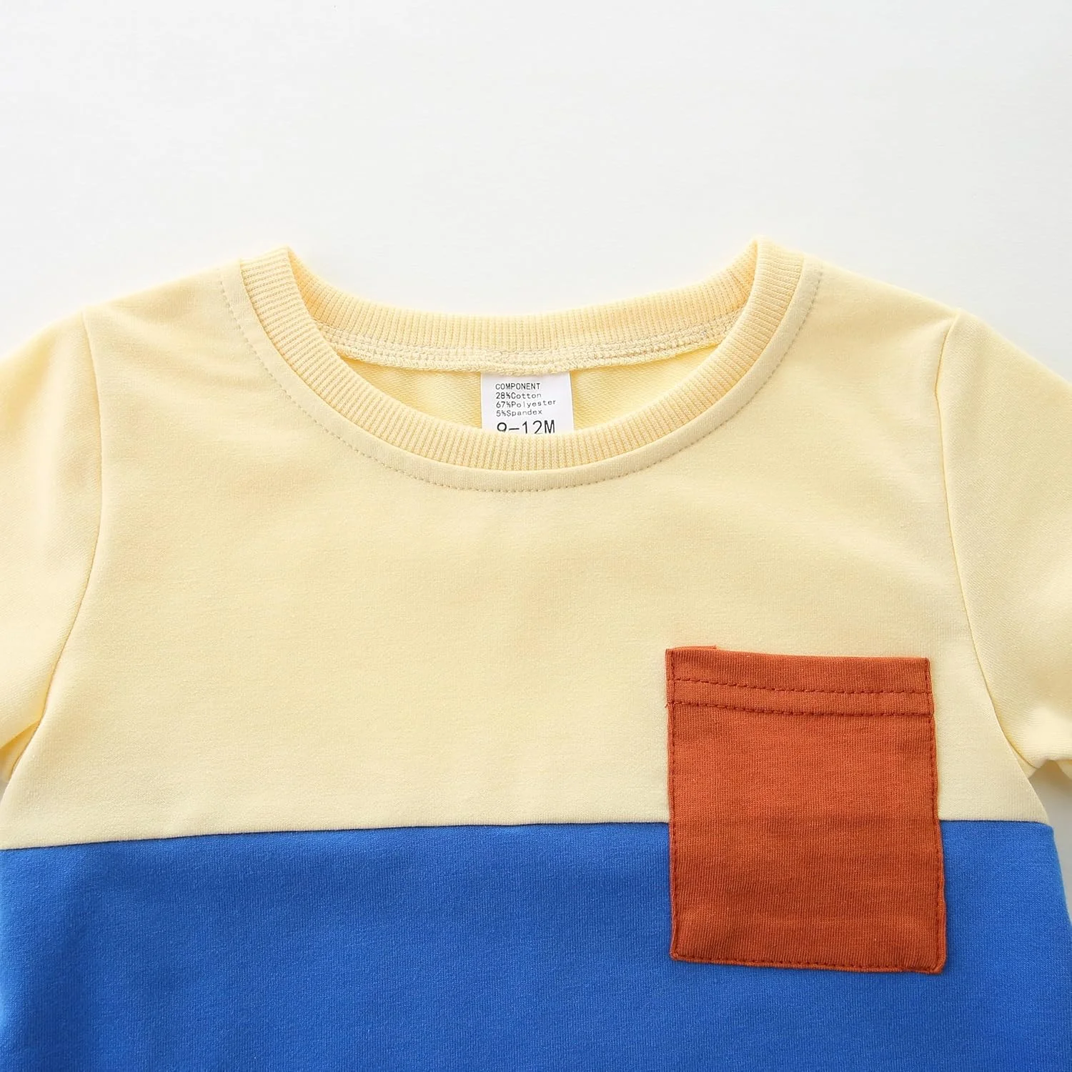 ست لباس پسرانه Babymine شامل بلوز آستین بلند و کوتاه و شلوار