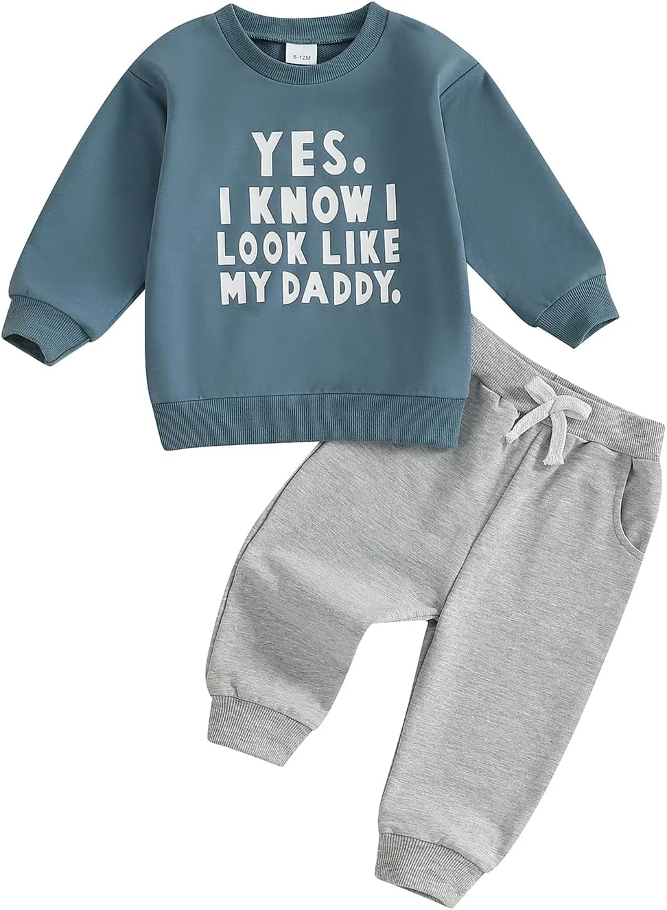 ست لباس پاییزی و زمستانی پسرانه Geagodelia، بلوز آستین بلند طرح دار و شلوار ورزشی کمر کشی، ست 2 تکه لباس برای پسران کوچک ست لباس پاییزی و زمستانی پسرانه Geagodelia، بلوز آستین بلند طرح دار و شلوار ورزشی کمر کشی، ست 2 تکه لباس برای پسران کوچک