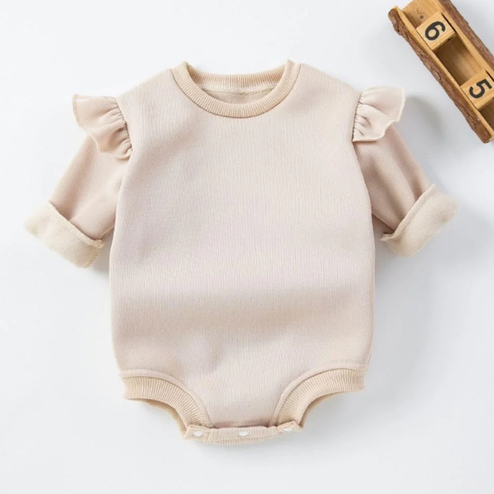 رامپر حباب دار نوزادی پسرانه دخترانه، بادی آستین بلند یقه گرد، لباس های زیبا 0-24 ماه رامپر حباب دار نوزادی پسرانه دخترانه، بادی آستین بلند یقه گرد، لباس های زیبا 0-24 ماه