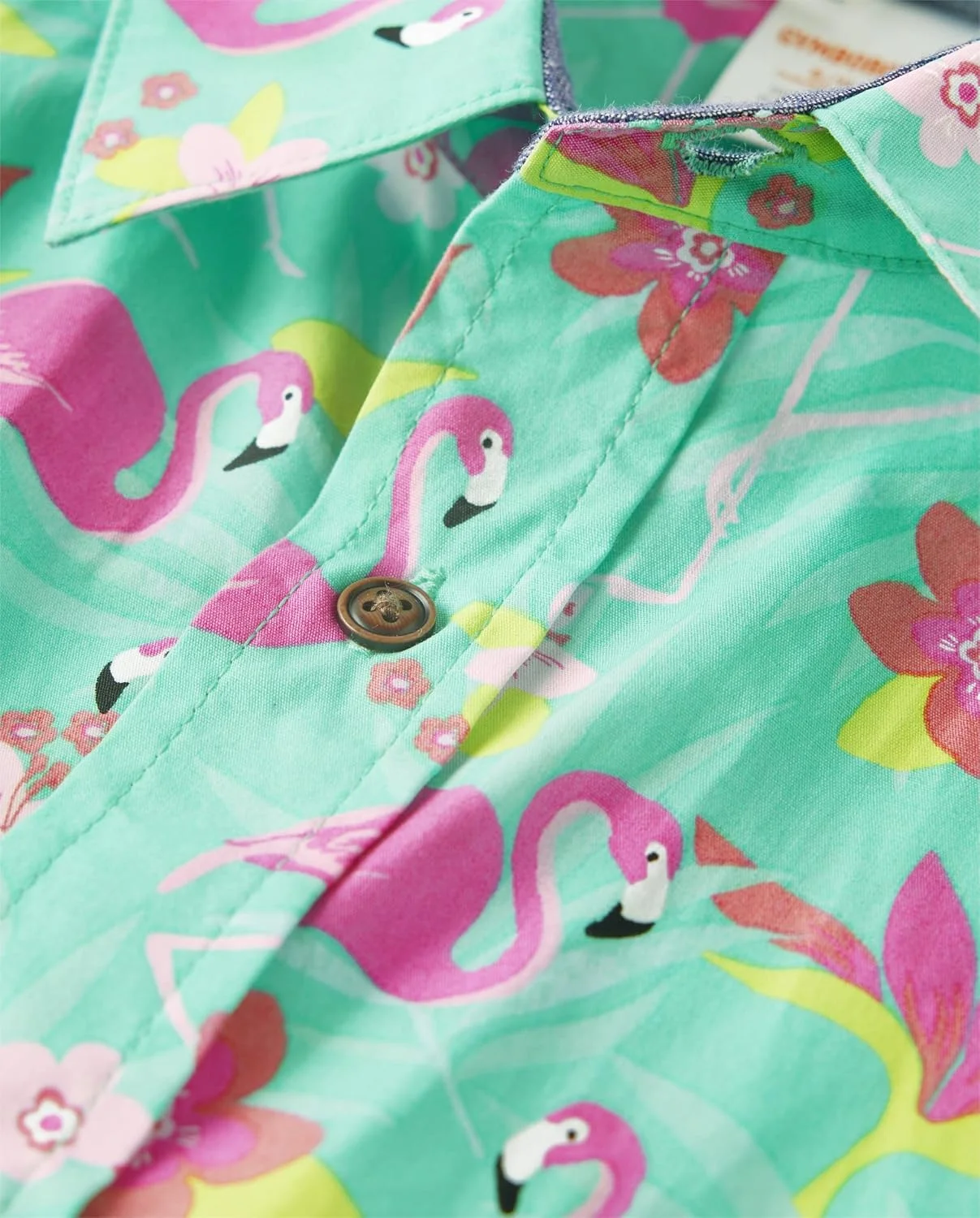 پیراهن آستین کوتاه دکمه دار ست خانواده Gymboree (بسته 1 عددی)