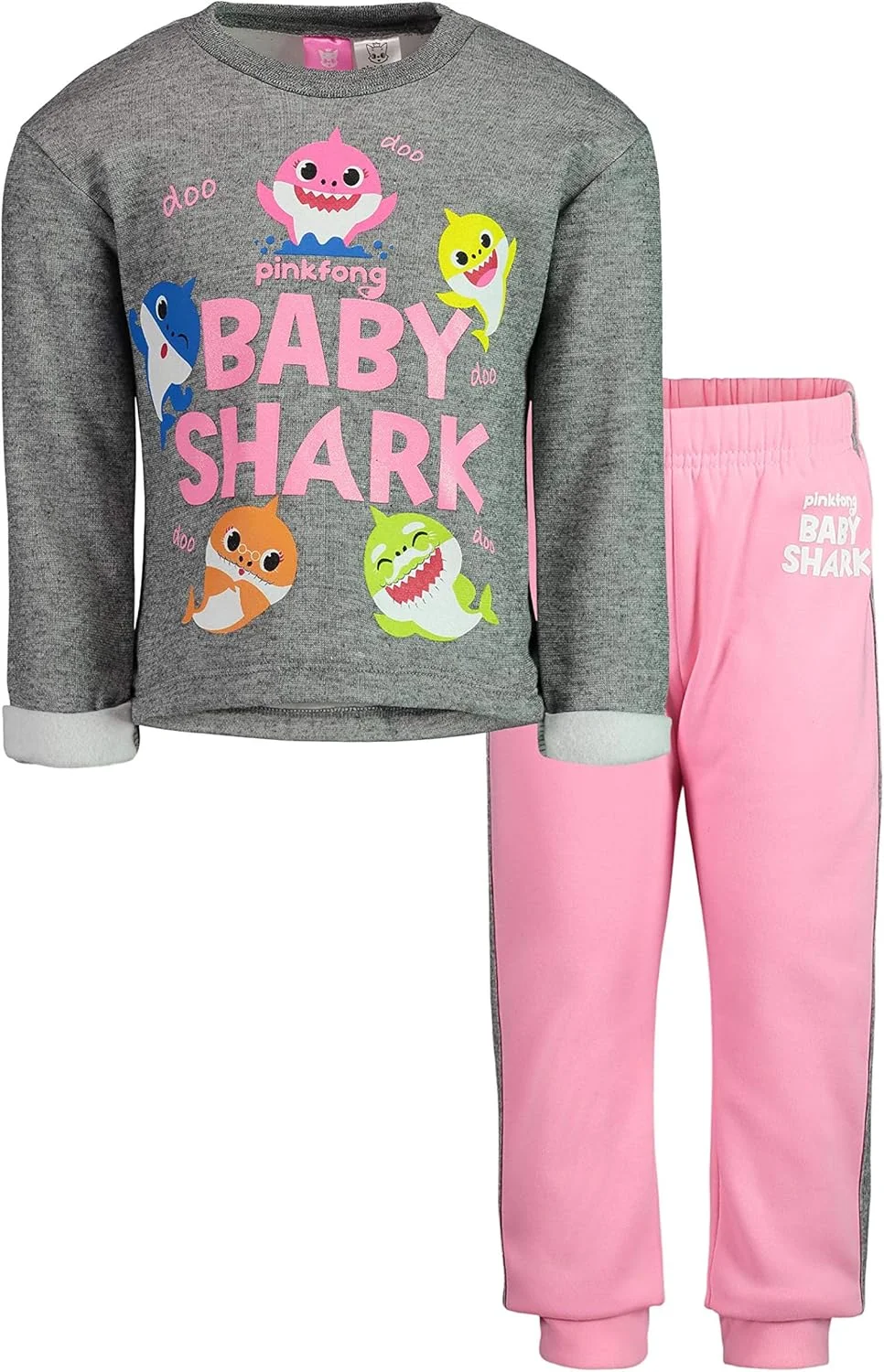 ست تی شرت آستین بلند و شلوار طرح پینک فونگ بیبی شارک ست تی شرت آستین بلند و شلوار طرح پینک فونگ بیبی شارک