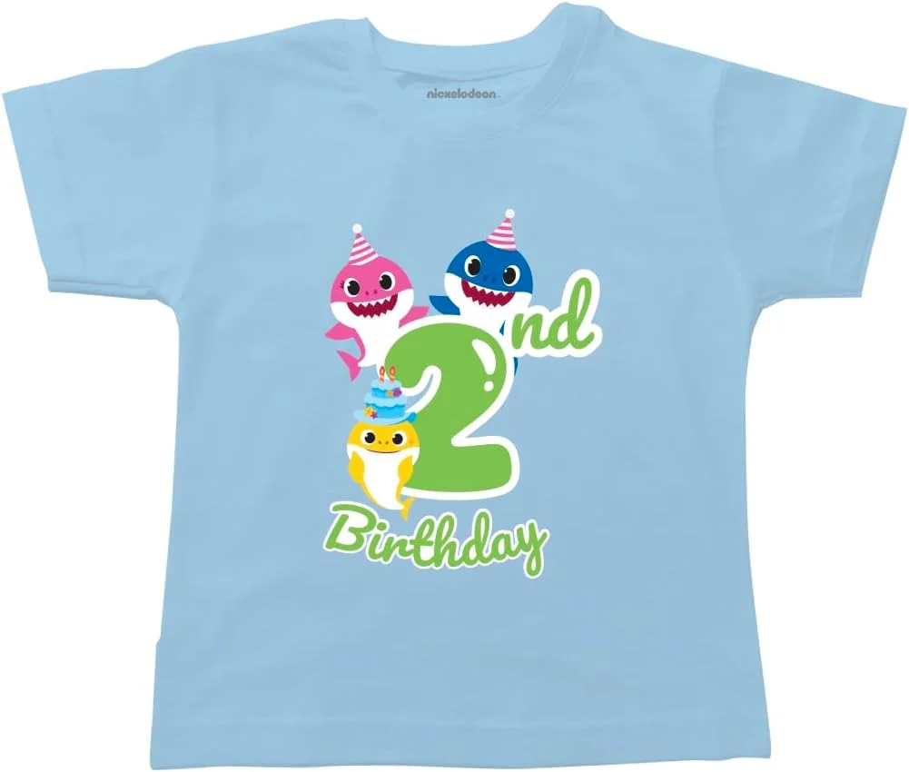 تی شرت تولد دو سالگی کوسه کوچولو، سبز