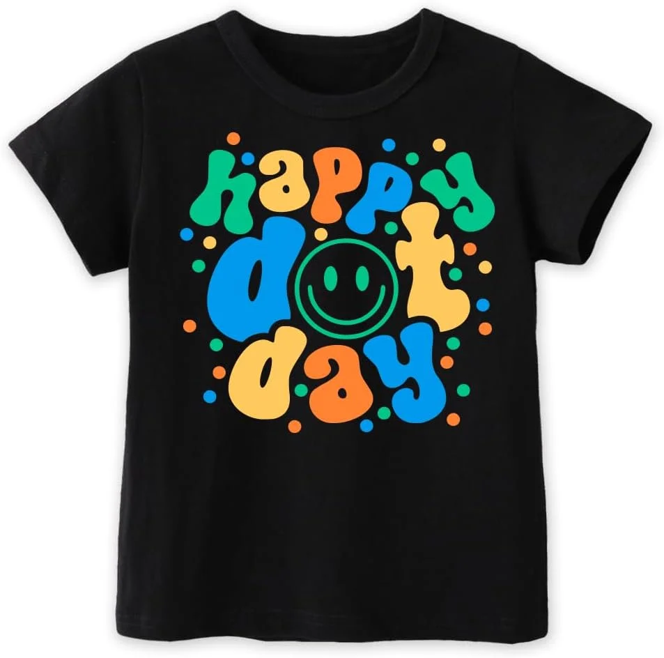 تی شرت روز نقطه برای پسران، تی شرت روز جهانی نقطه مبارک ۱۵ سپتامبر برای کودکان نوپا و نوزادان پسر تی شرت روز نقطه برای پسران، تی شرت روز جهانی نقطه مبارک ۱۵ سپتامبر برای کودکان نوپا و نوزادان پسر