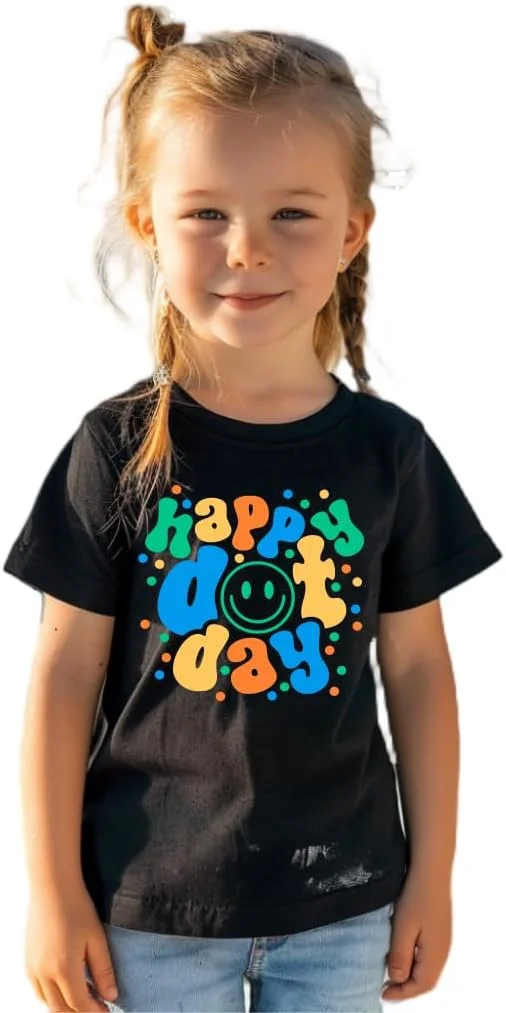 تی شرت روز نقطه برای پسران، تی شرت روز جهانی نقطه مبارک ۱۵ سپتامبر برای کودکان نوپا و نوزادان پسر تی شرت روز نقطه برای پسران، تی شرت روز جهانی نقطه مبارک ۱۵ سپتامبر برای کودکان نوپا و نوزادان پسر