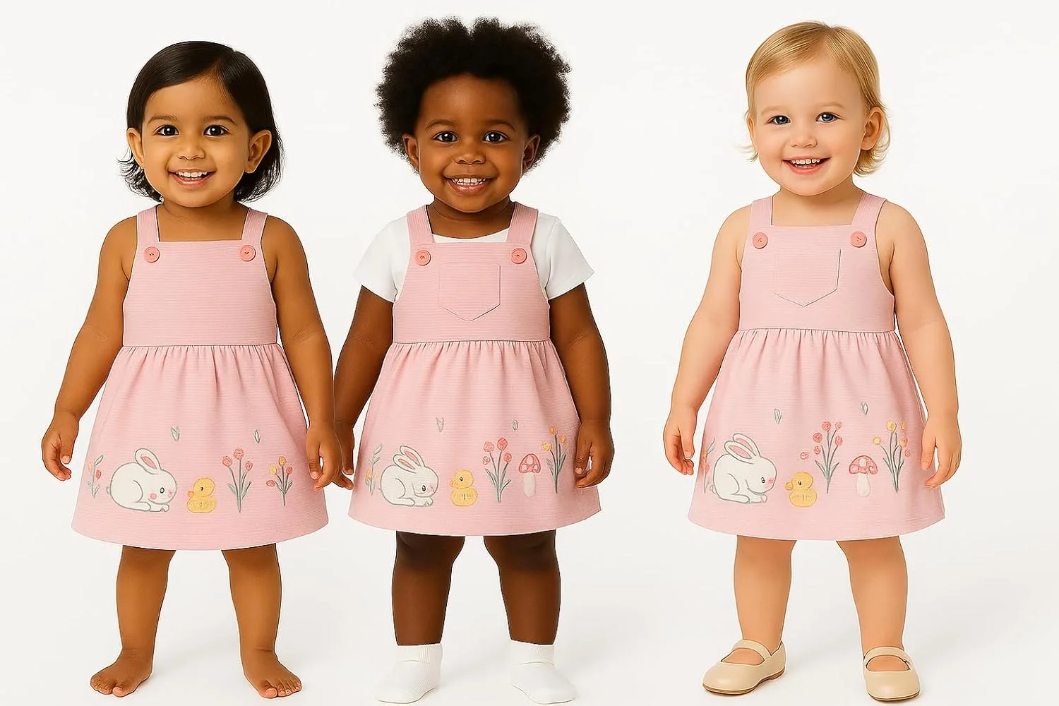 پیراهن نخی دخترانه مناسب ۱۲ تا ۳۶ ماه – پیراهن تابستانی بدون آستین با گلدوزی اردک و گل، لباس نرم کودک نوپا برای ۱ تا ۳ سال پیراهن نخی دخترانه مناسب ۱۲ تا ۳۶ ماه – پیراهن تابستانی بدون آستین با گلدوزی اردک و گل، لباس نرم کودک نوپا برای ۱ تا ۳ سال