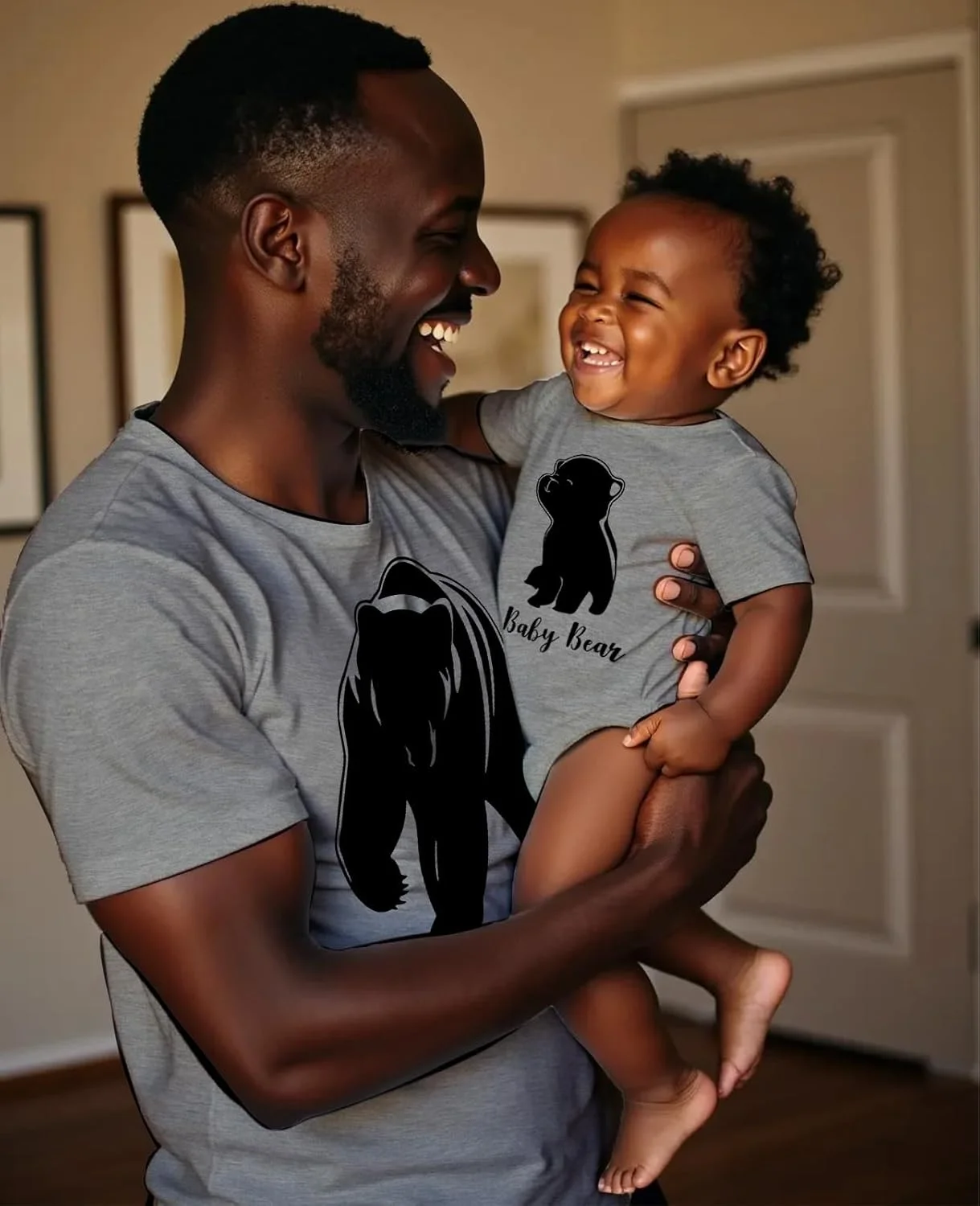 ست تیشرت پدر و پسر خرس پدر و بچه، هدیه روز پدر برای پدران جدید، ست تیشرت پدر و نوزاد ست تیشرت پدر و پسر خرس پدر و بچه، هدیه روز پدر برای پدران جدید، ست تیشرت پدر و نوزاد