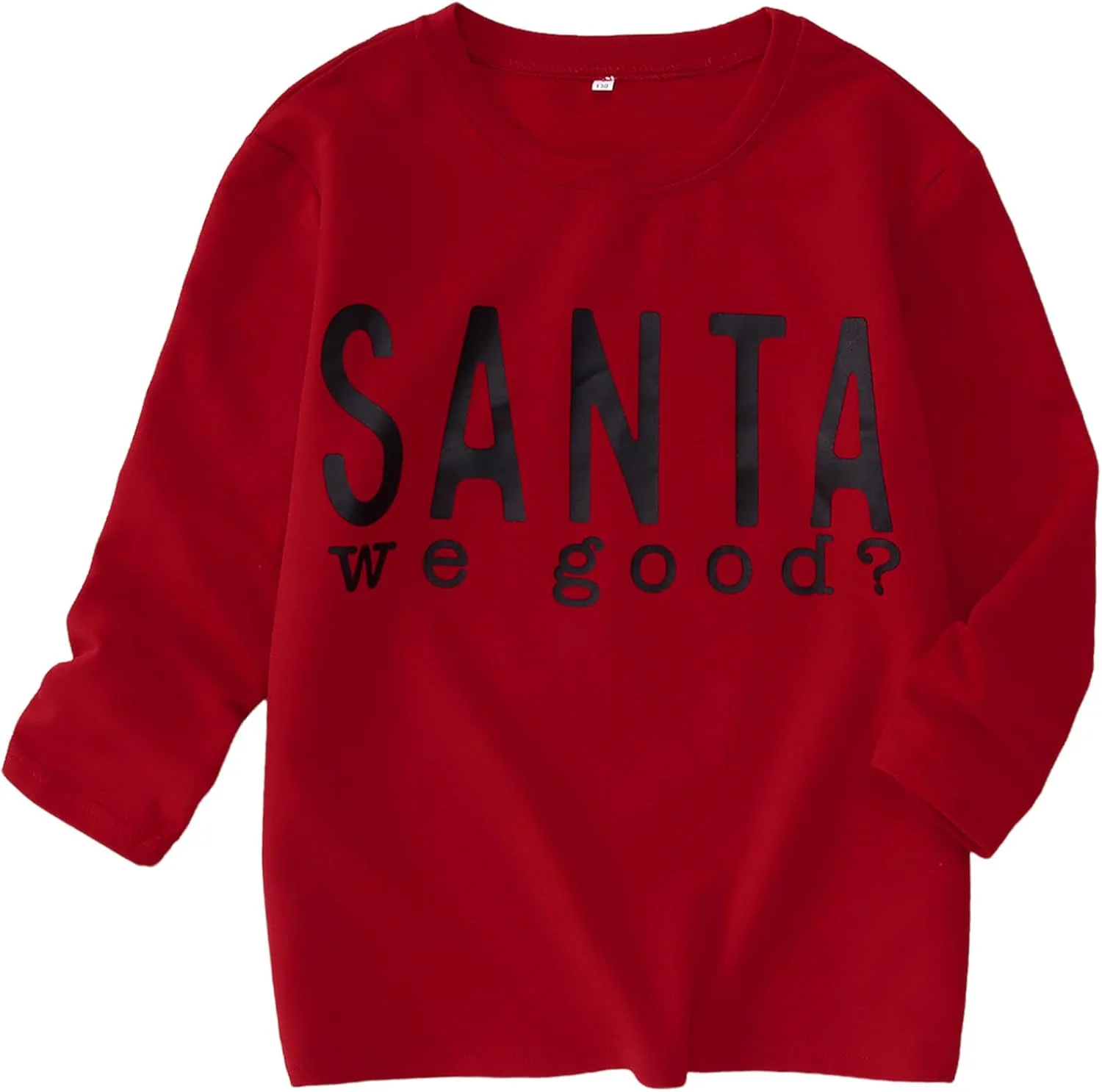 تی شرت آستین بلند بچه گانه طرح کریسمس