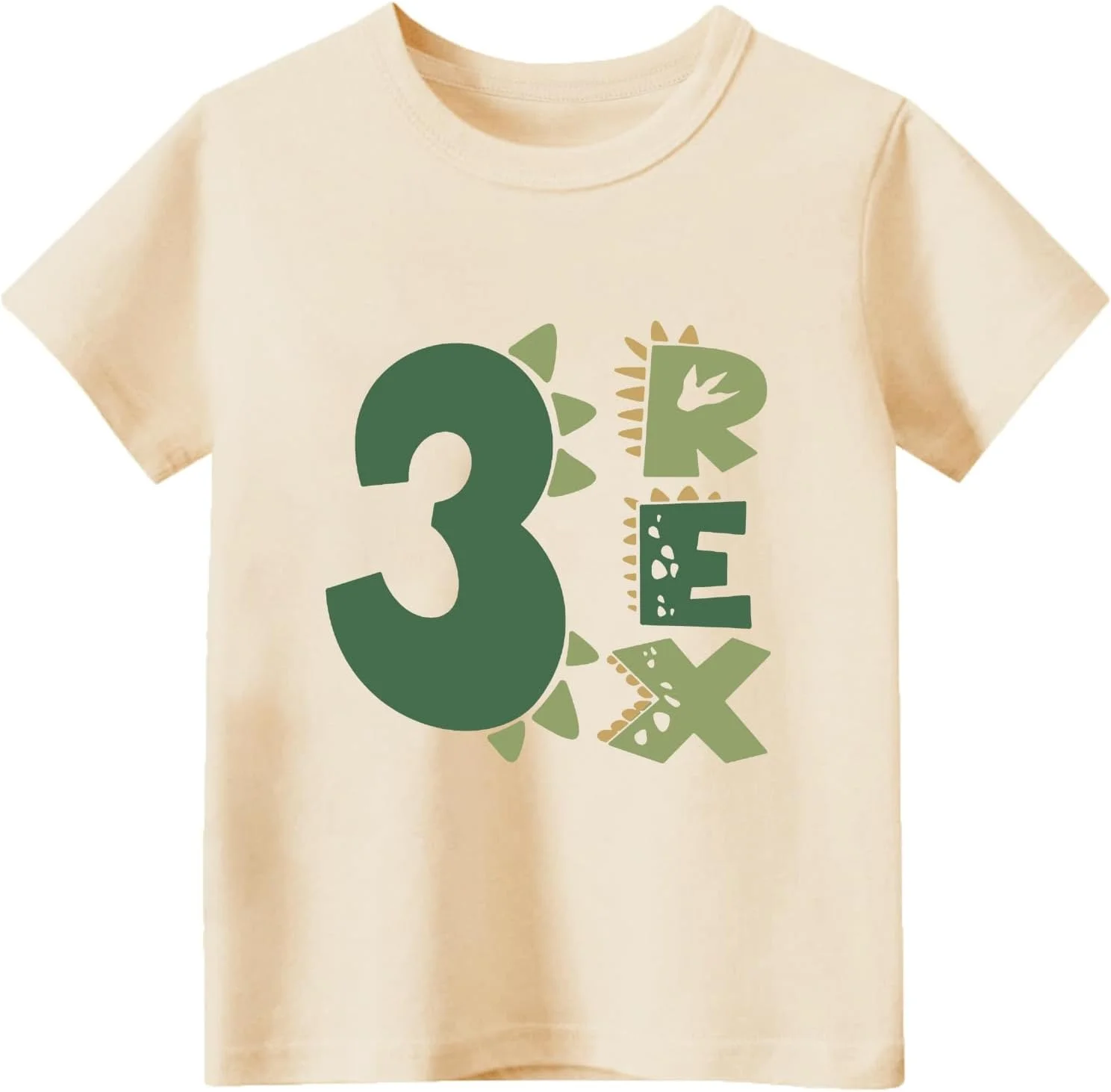 تی شرت آستین کوتاه طرح تولد سه سالگی برای پسران و دختران