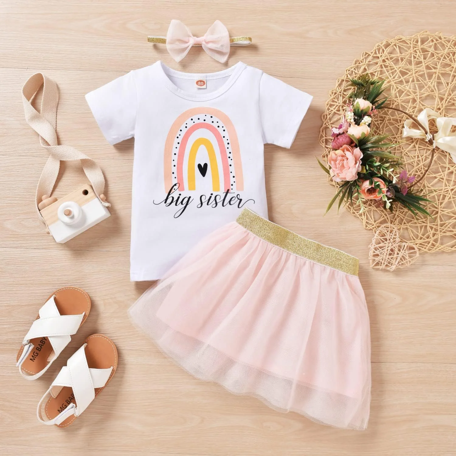 ست لباس خواهر بزرگتر و خواهر کوچکتر دخترانه