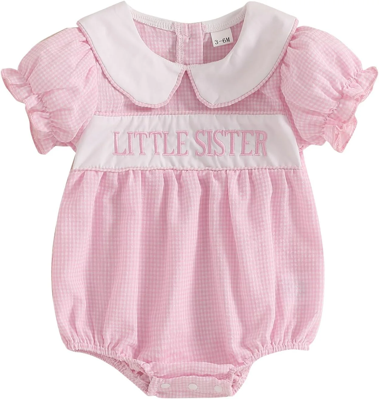 ست لباس خواهر بزرگتر و خواهر کوچکتر، رامپر آستین کوتاه نوزادی و تیشرت و پیراهن دخترانه مناسب فصل تابستان