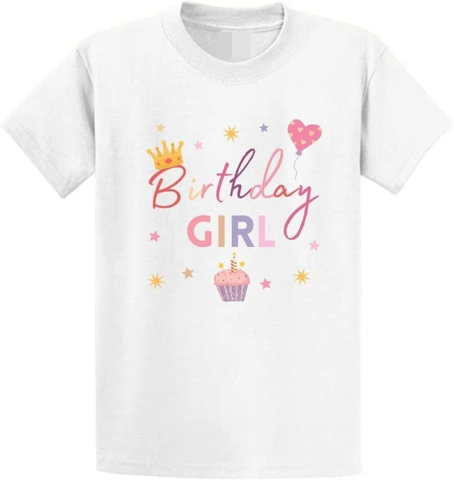 تی شرت سفید جشن تولد دخترانه کودک/نوزاد