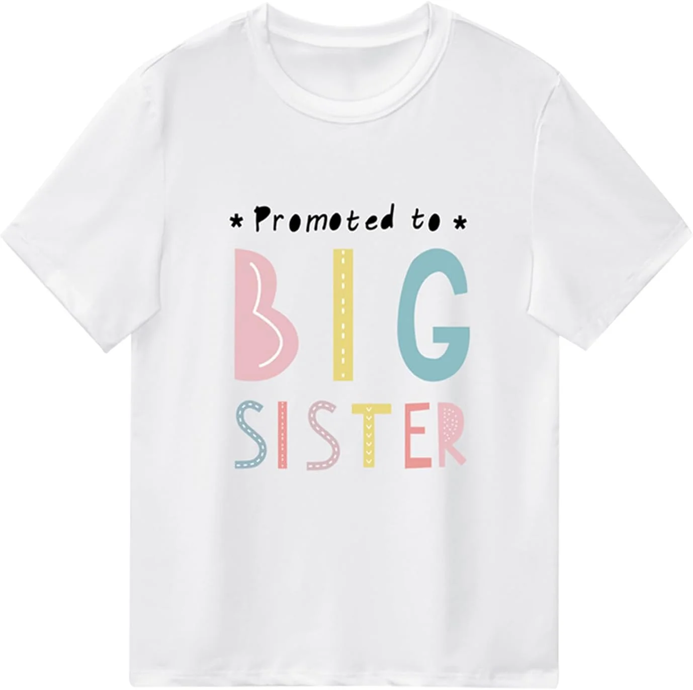 تی‌شرت و تاپ دخترانه بچه گانه برای خواهر بزرگتر شدن، تی‌شرت های خواهر بزرگتر، هدیه اعلام تولد جدید