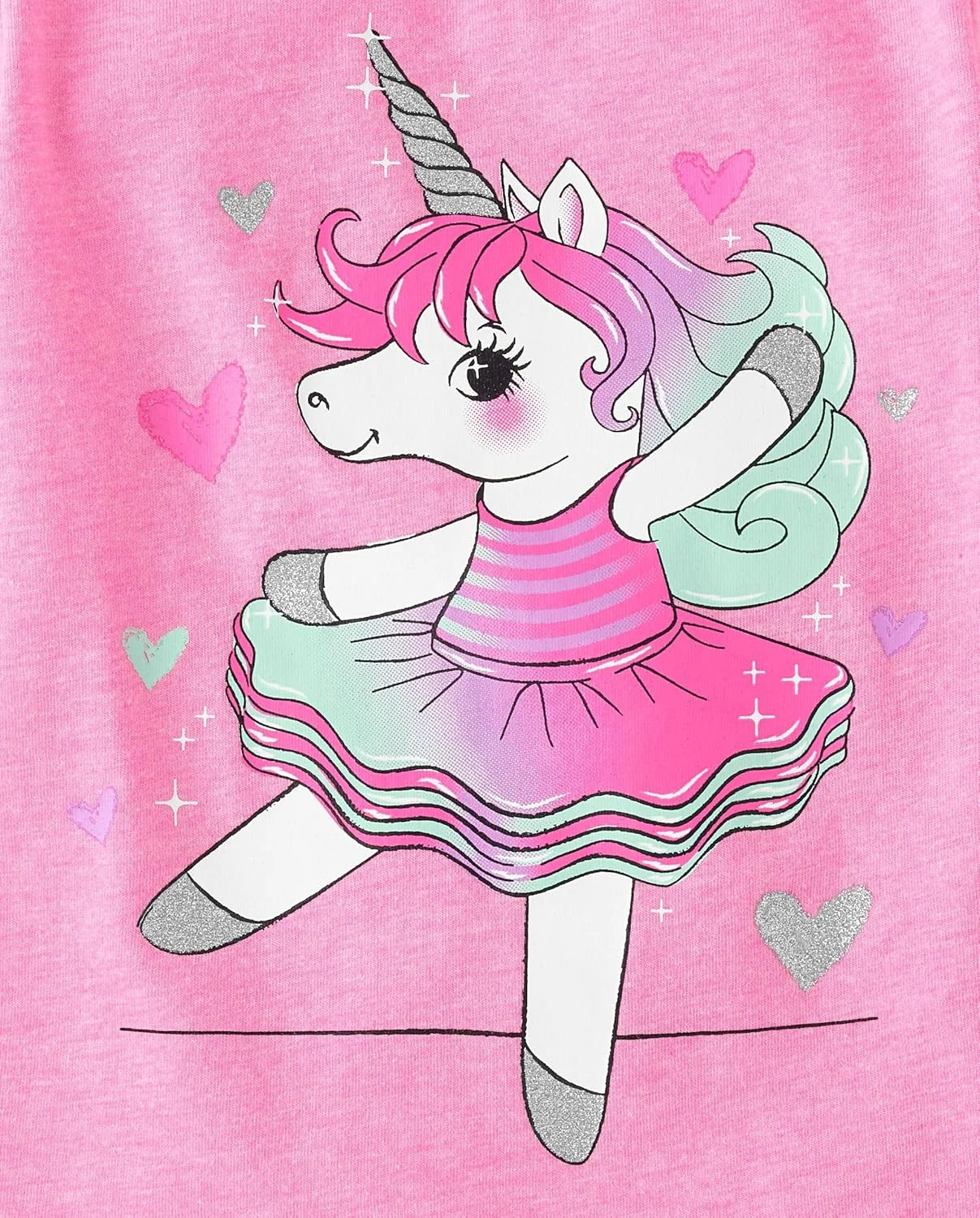 تی شرت های آستین کوتاه گرافیکی حیوانات The Children's Place برای نوزادان و کودکان نوپا، بسته های چندتایی