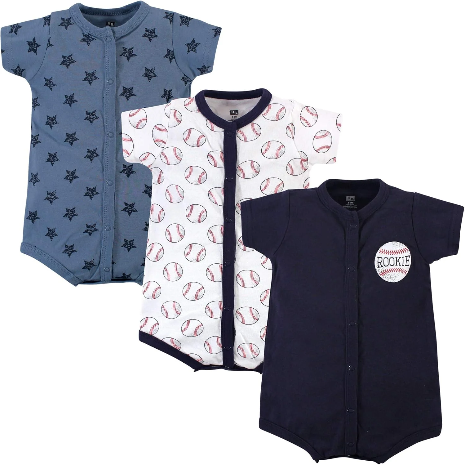 ست تی‌شرت و رامپر نوزادی پنبه‌ای هادسون بیبی