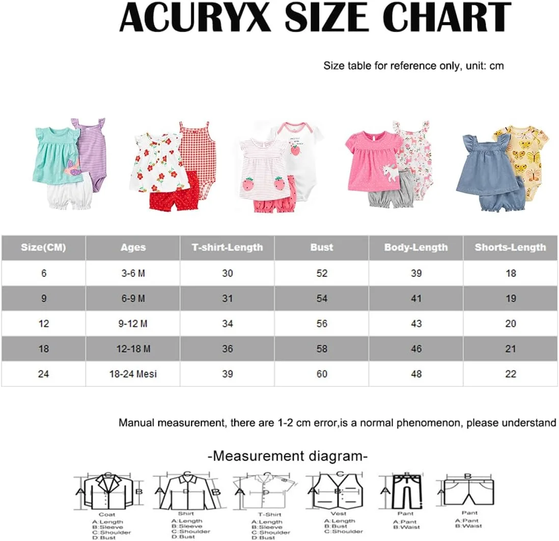 ست لباس تابستانی نوزاد دخترانه، شامل تیشرت، شورت و رامپر با طرح های زیبا ست لباس تابستانی نوزاد دخترانه، شامل تیشرت، شورت و رامپر با طرح های زیبا