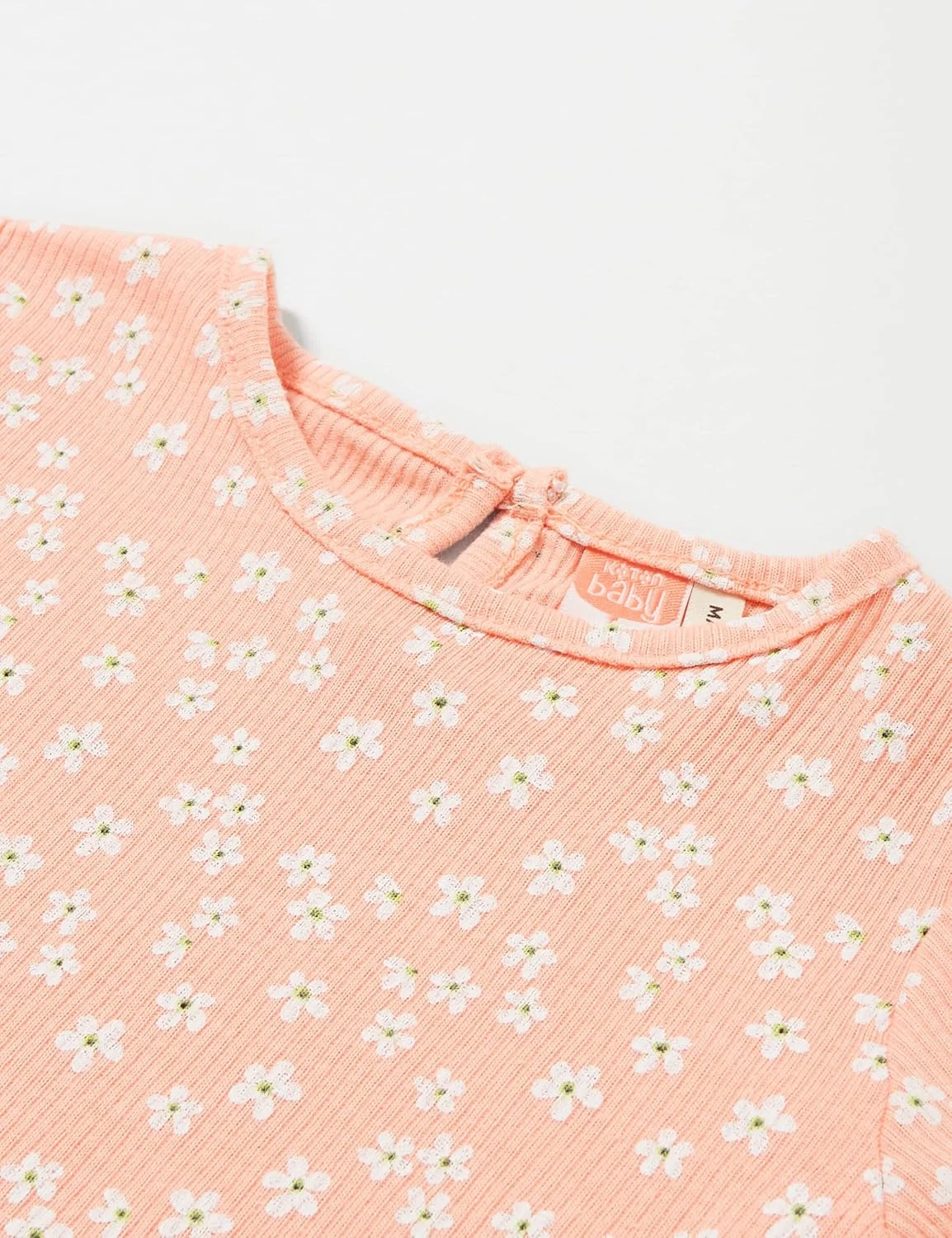تی شرت آستین کوتاه دخترانه بچه گانه KOTON با طرح گل