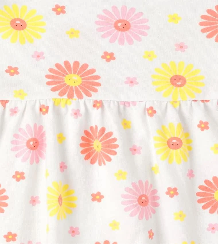 ست لباس هماهنگ دخترانه The Children's Place طرح گل آفتابگردان (تک بسته) ست لباس هماهنگ دخترانه The Children's Place طرح گل آفتابگردان (تک بسته)