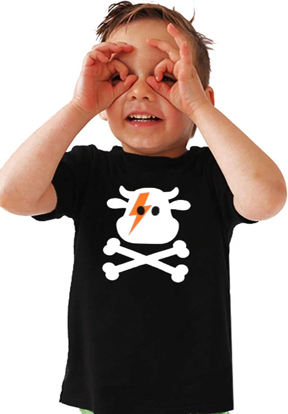 تی‌شرت بچگانه، نوپا و کودکانه طرح زیگی گاوی بیبی مو | تیشرت آستین کوتاه الهام گرفته از دیوید بووی زیگی استارداست