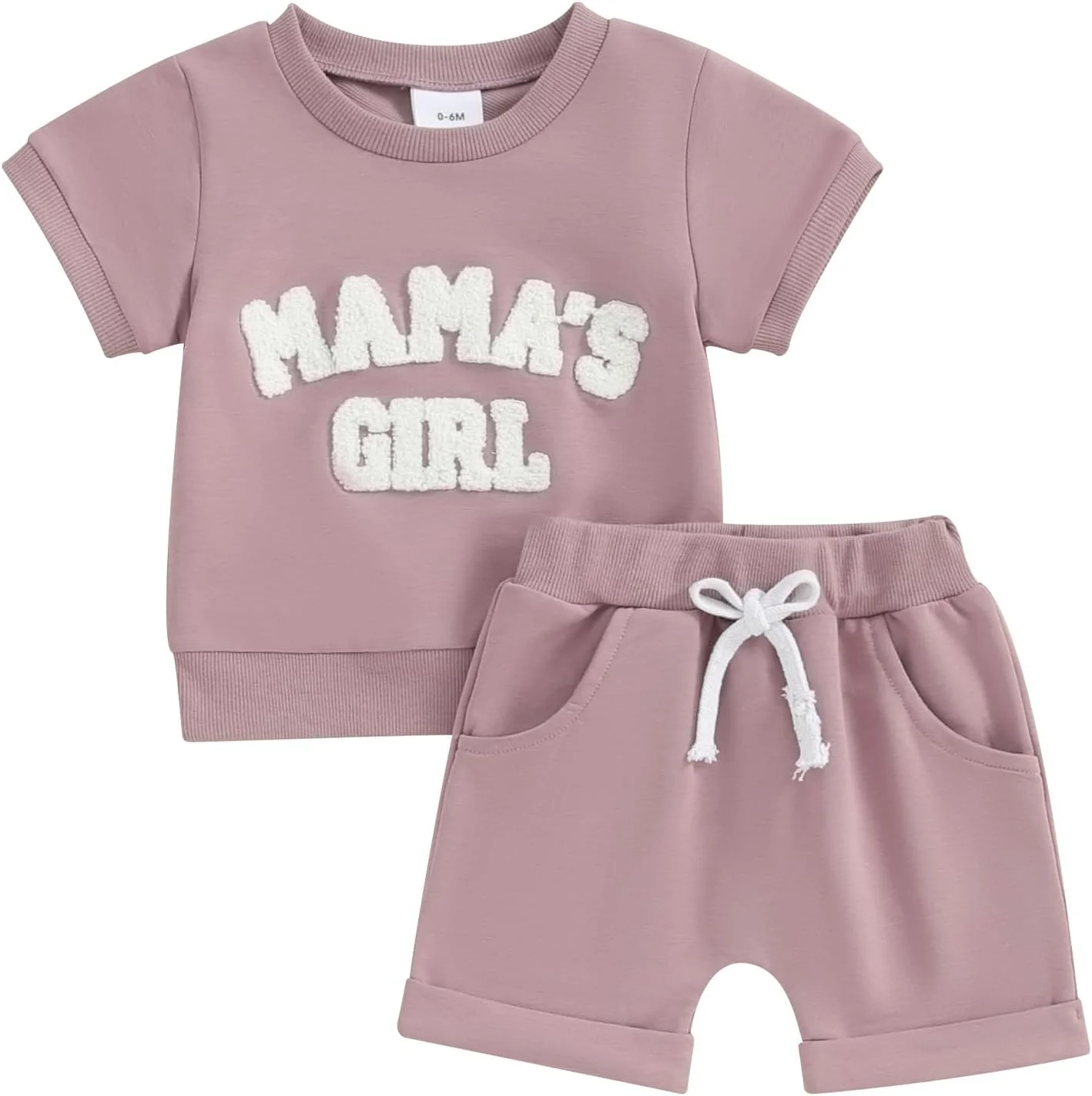 ست تی‌شرت و شلوارک دخترانه نوزادی، طرح خرگوش، مناسب بهار و تابستان