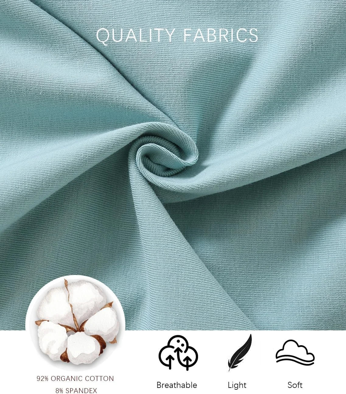 رامپر حباب دار نوزادی جیموندا، لباس یکسره آستین کوتاه، تی شرت پنبه ارگانیک