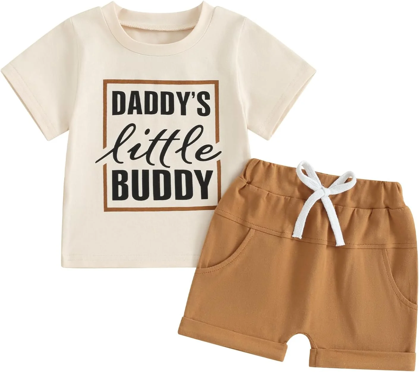 لباس تابستانی پسرانه و دخترانه، تیشرت و شورت، مناسب نوزاد