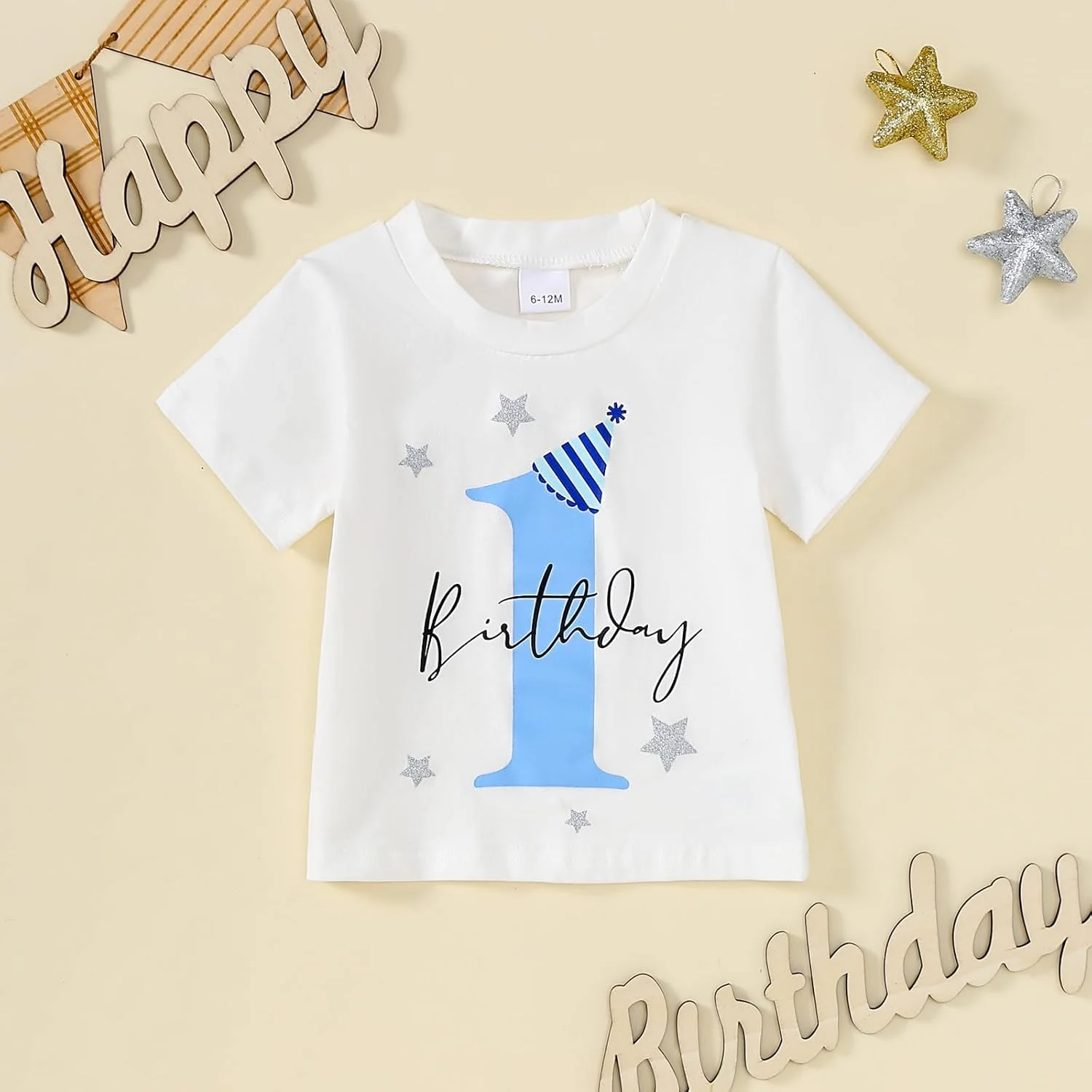 لباس تولد یک سالگی پسرانه، تی شرت تولد یک سالگی، لباس یک سالگی، هدیه تولد