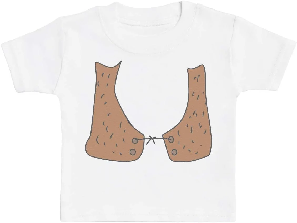 تی شرت نوزادی طرح اوگر، مناسب پسران و دختران - سایز 6 تا 12 ماه - سفید