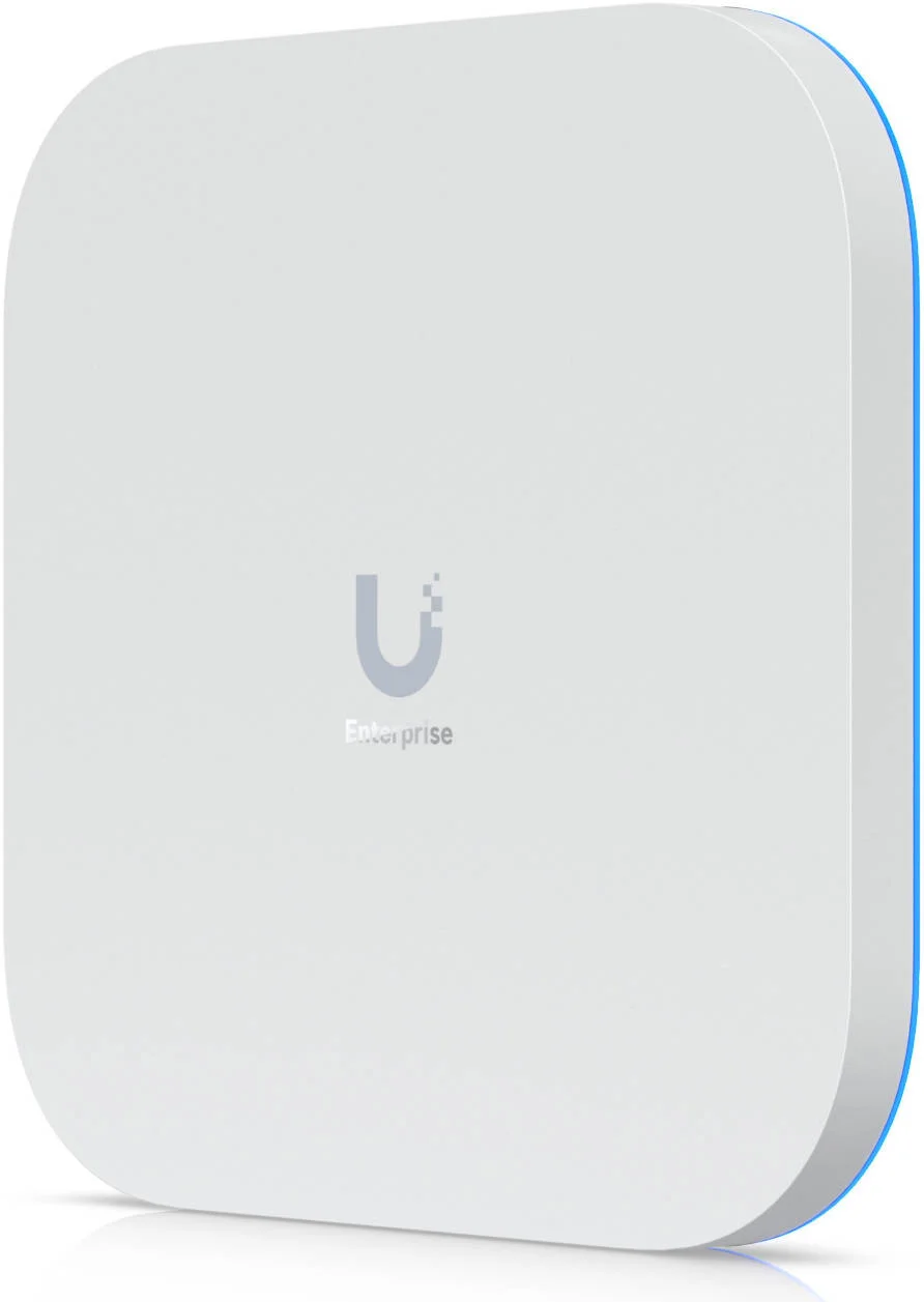 اکسس پوینت Ubiquiti E7، استاندارد WiFi 7، دارای 10 جریان فضایی، حداکثر تعداد کلاینت 1000+، عملکرد MIMO در فرکانس‌های 2.4 گیگاهرتز، 5 گیگاهرتز و 6 گیگاهرتز، پشتیبانی از نرخ داده تا 11.4 گیگابیت بر ثانیه، سفید | E7-EU