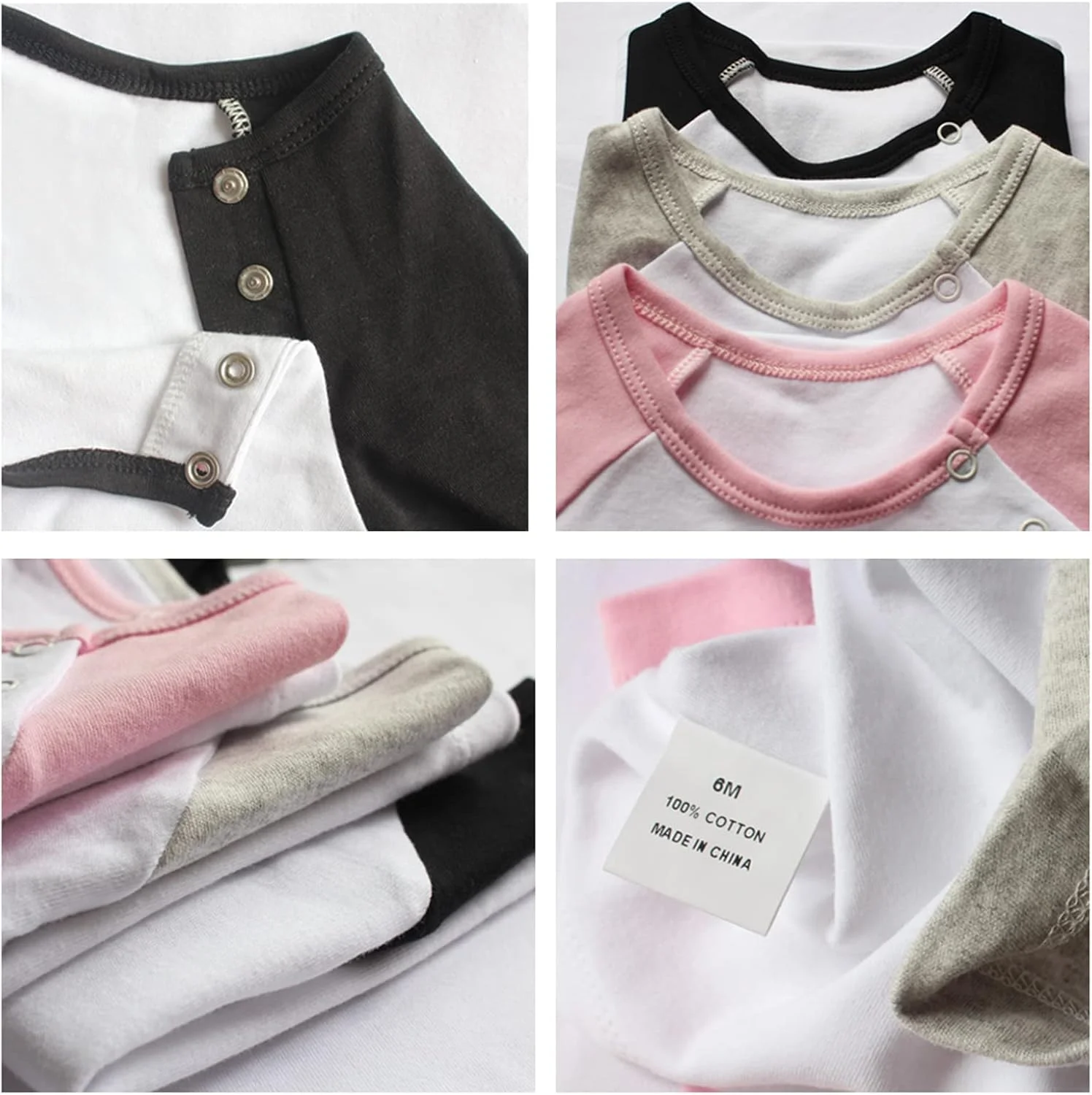 تی شرت خنده دار نوزادی با طرح چاپی، آستین کوتاه، مناسب کودکان 0-24 ماه، لباس پنبه ای