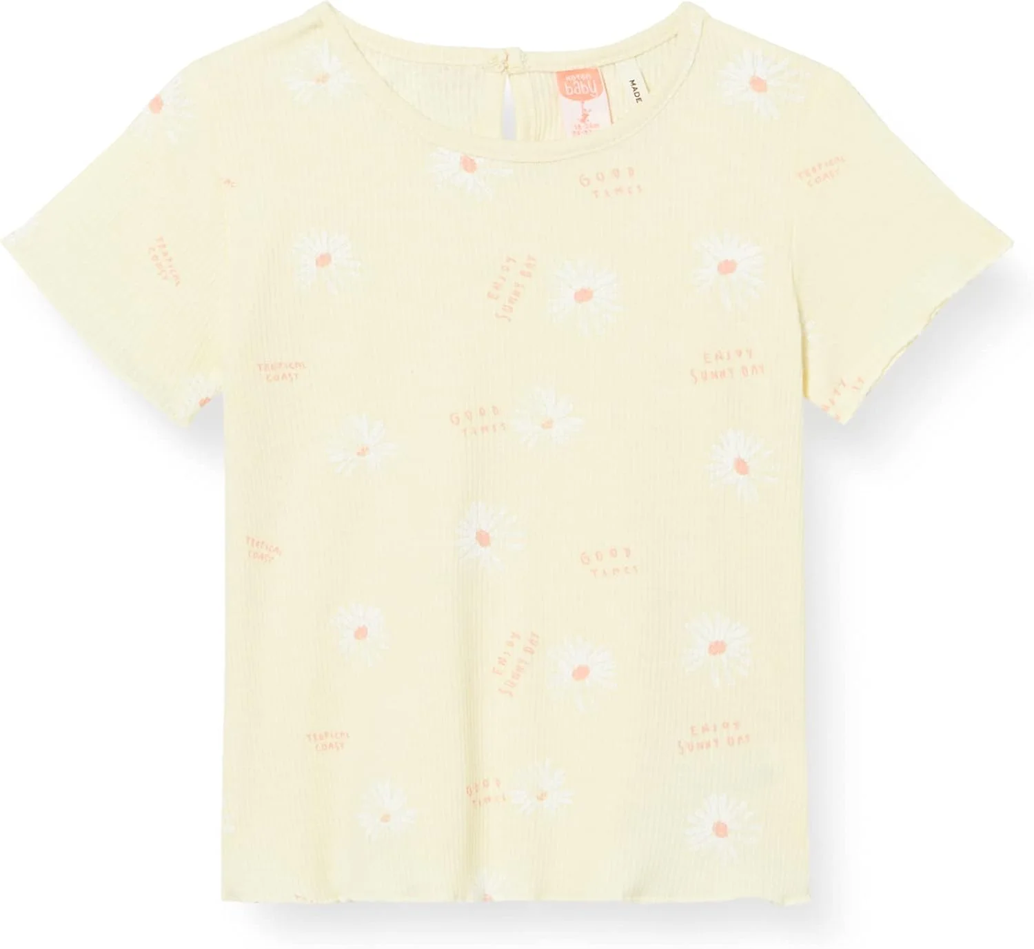 تی شرت آستین کوتاه دخترانه بچه گانه KOTON با طرح گل