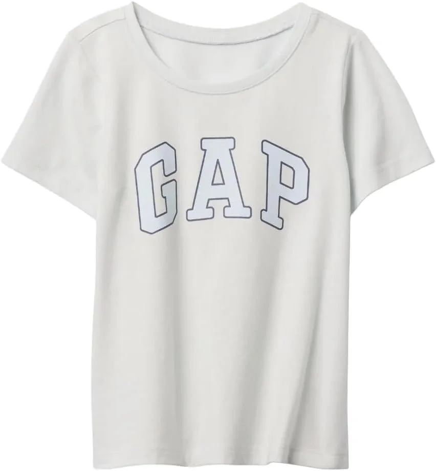 تی شرت آستین کوتاه دخترانه GAP با لوگو