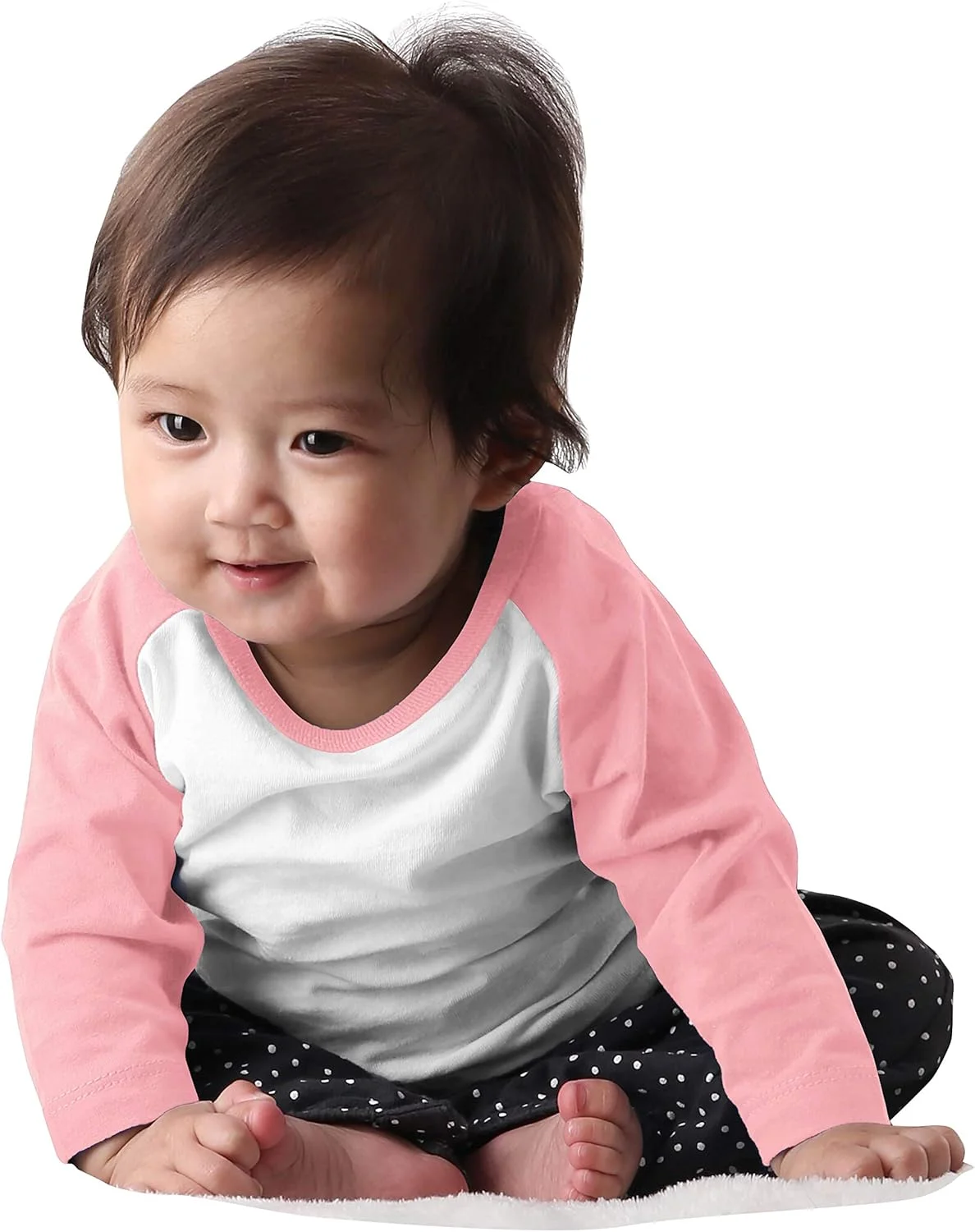 تی شرت های آستین سه ربع رگلان بچه گانه مناسب کودکان و نوجوانان