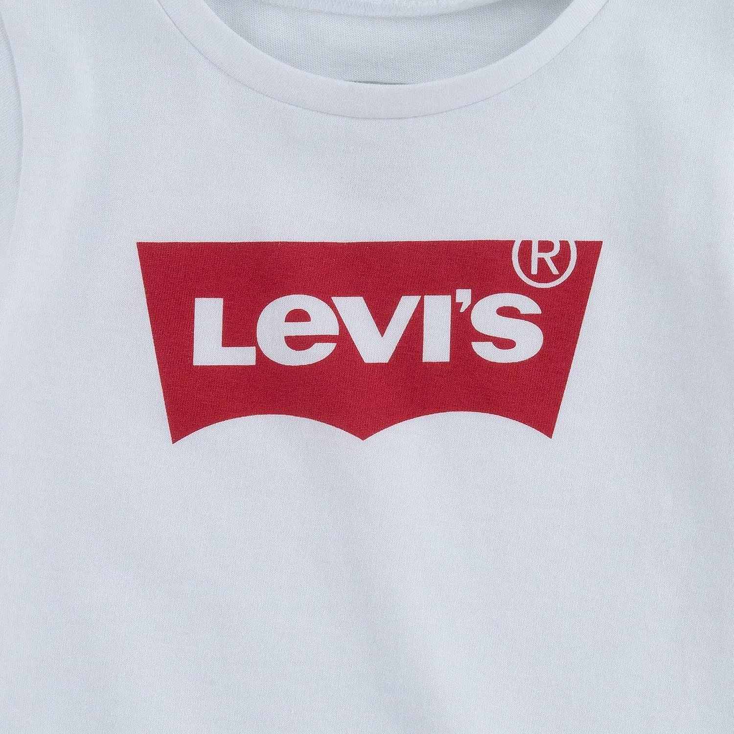 تی شرت آستین کوتاه دخترانه Levi's Kids مدل LVG SS BATWING A LINE TEE B526