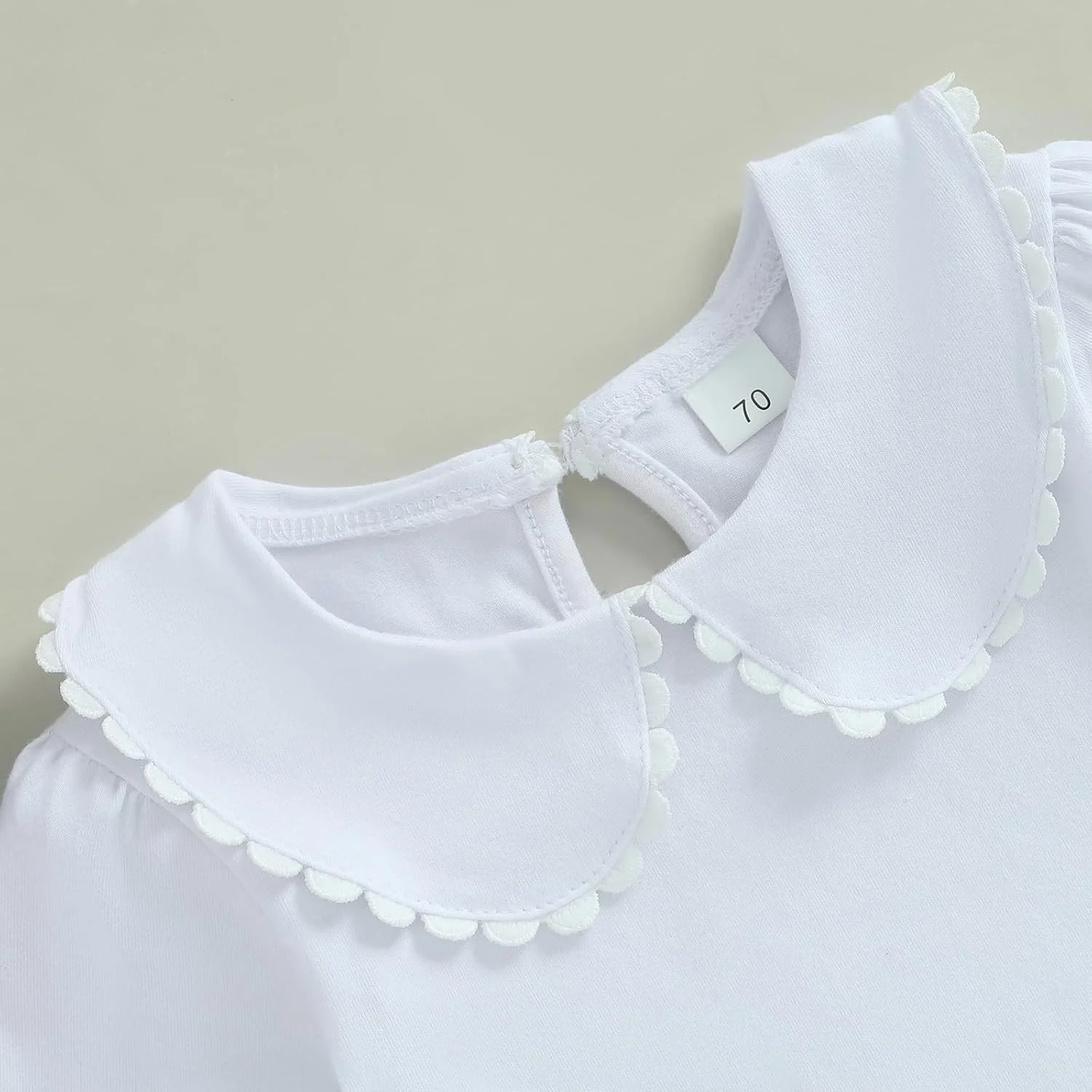 لباس پاییزی دخترانه، تیشرت آستین بلند یقه پیتر پن