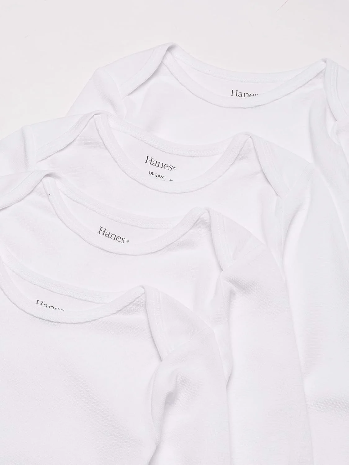 ست تی‌شرت آستین بلند نوزاد دخترانه هینز، بسته 4 عددی
