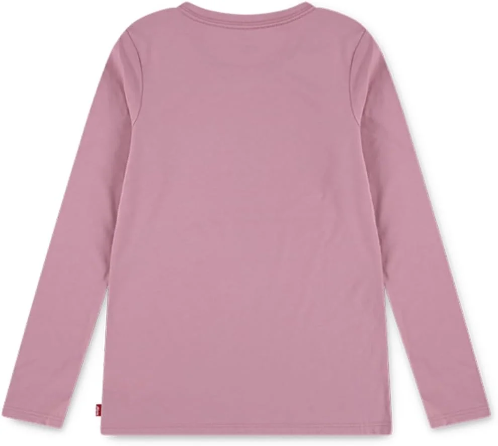 تی شرت آستین بلند دخترانه Levi's مدل Batwing (تک عددی)