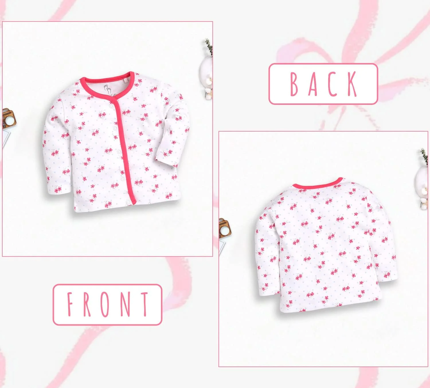 تی شرت آستین کوتاه دخترانه بی بی گو - سرخابی