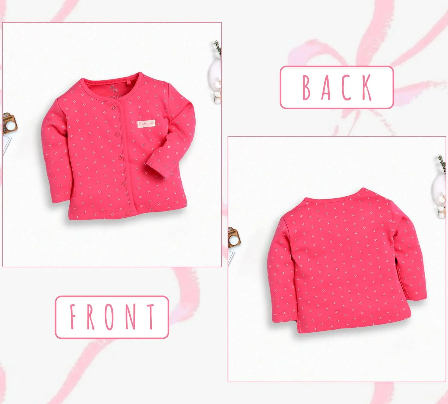 تی شرت آستین کوتاه دخترانه بی بی گو - سرخابی