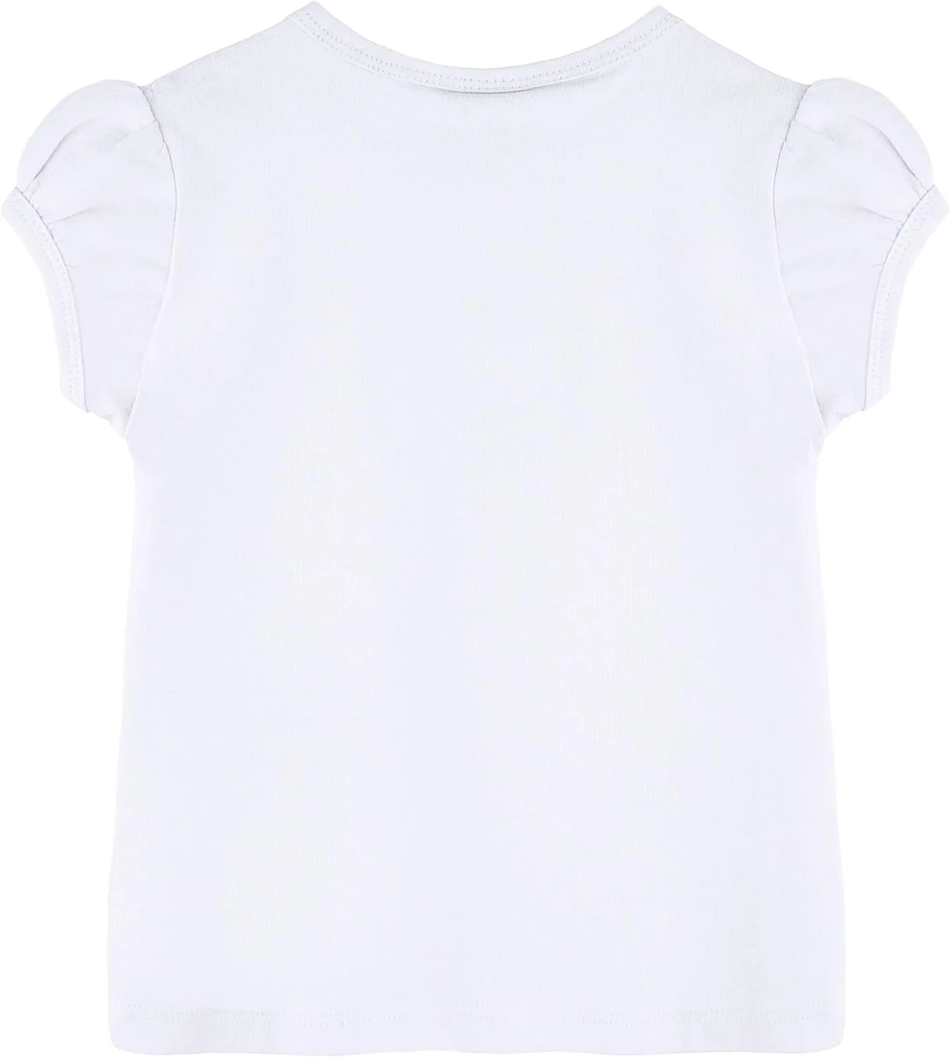 تی شرت آستین پفی کوتاه و یقه گرد دخترانه لیلاک تی شرت آستین پفی کوتاه و یقه گرد دخترانه لیلاک