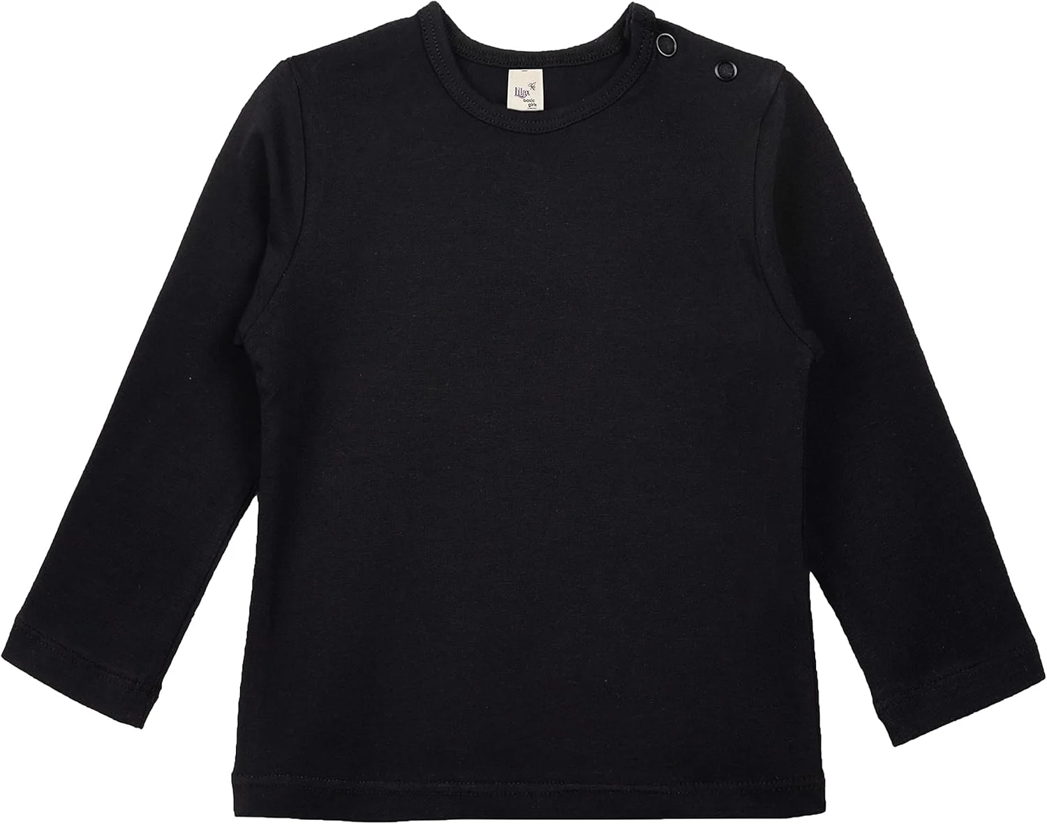 تی شرت آستین بلند یقه گرد ساده دخترانه Lilax تی شرت آستین بلند یقه گرد ساده دخترانه Lilax