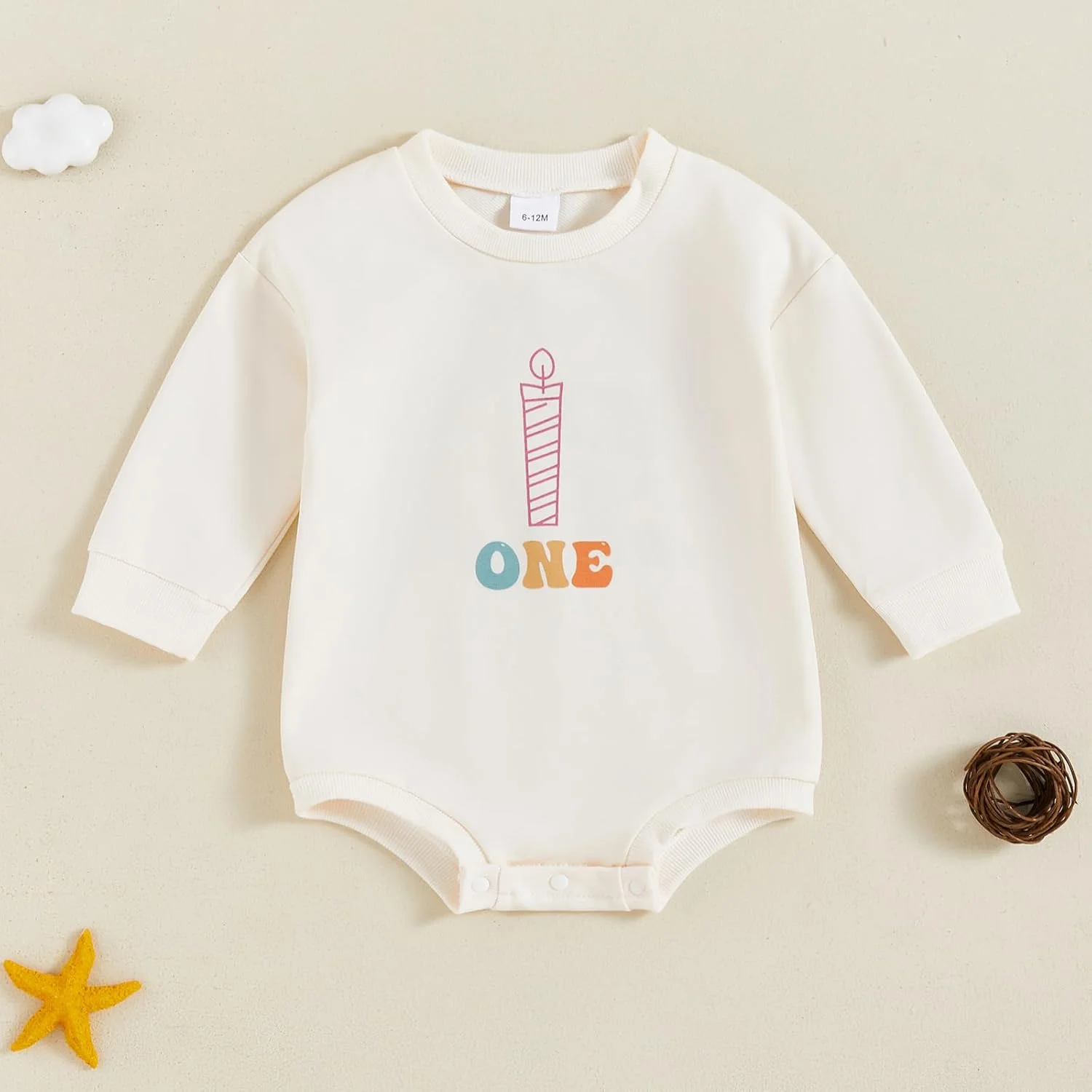 لباس تولد یک، دو و سه سالگی دخترانه YOKJZJD، رامپر، سویشرت، تی شرت پاییزی و زمستانی