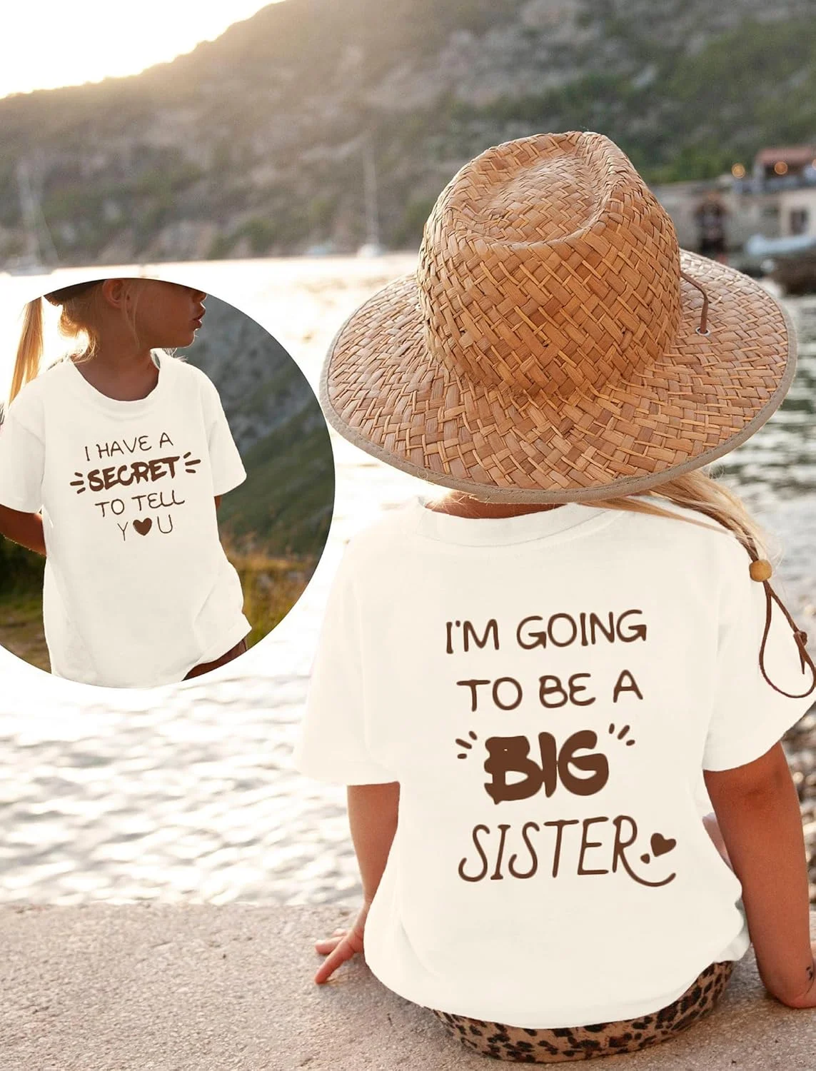 تی‌شرت اعلام خواهر بزرگتر QLIPIN، تیشرت‌های ارتقا یافته به خواهر بزرگتر برای کودکان، تاپ‌های تیشرت غیررسمی